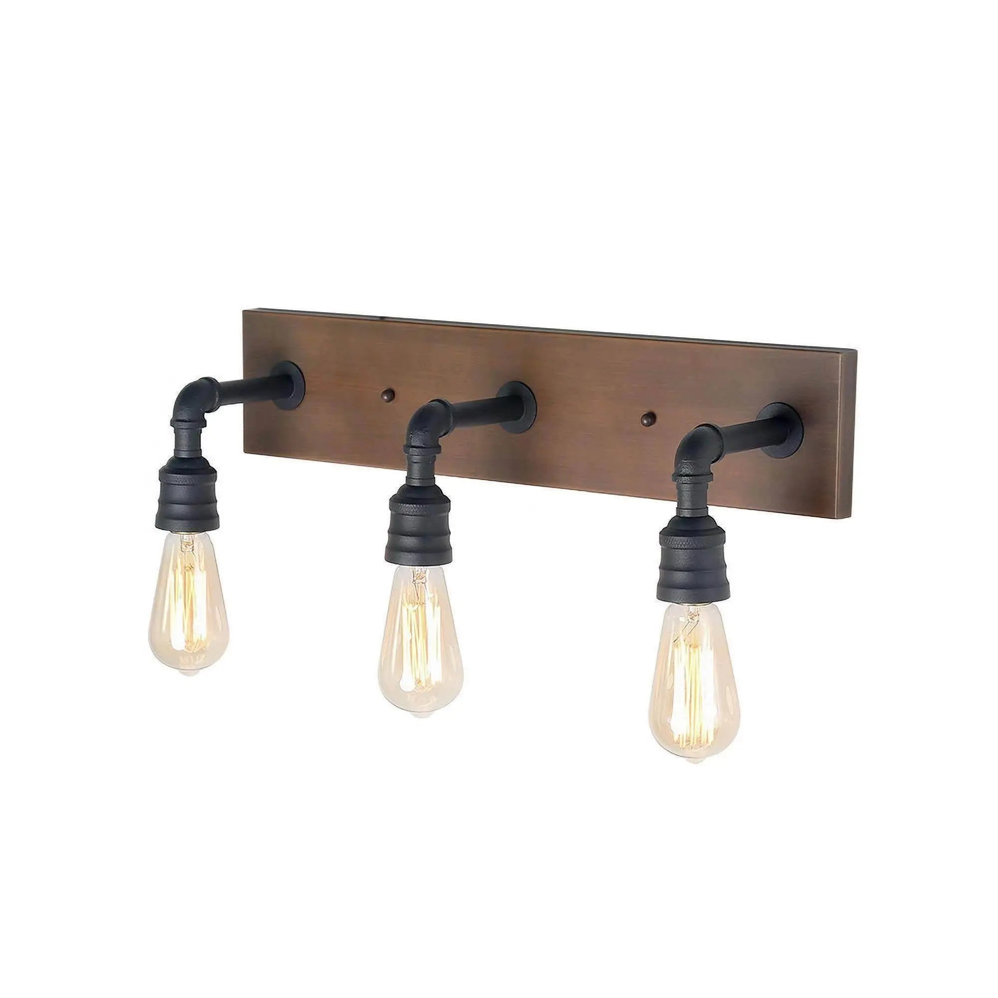 Santinate 3-Light Wood Vanity Light
