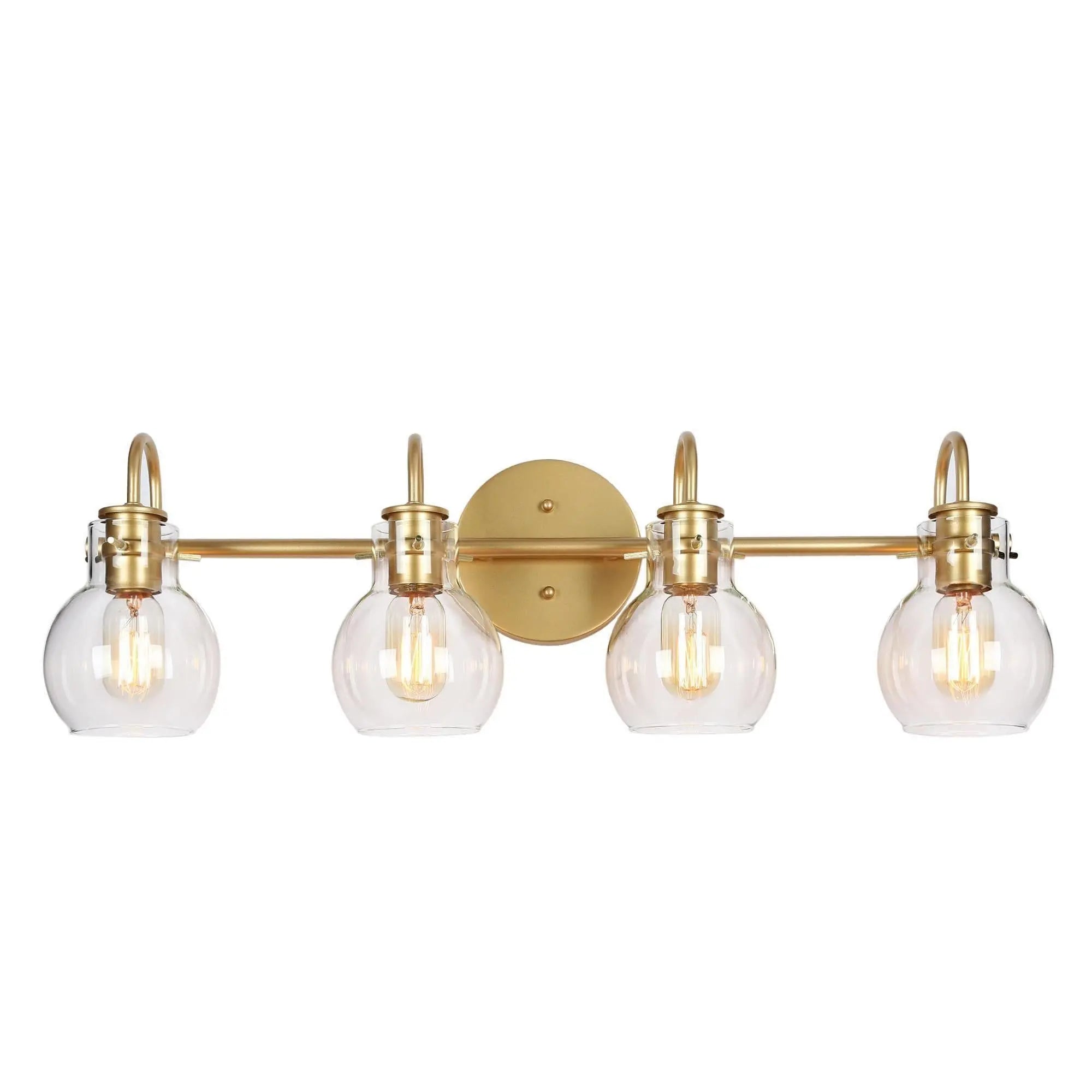 Borislav 4-Light Gold Vanity Light