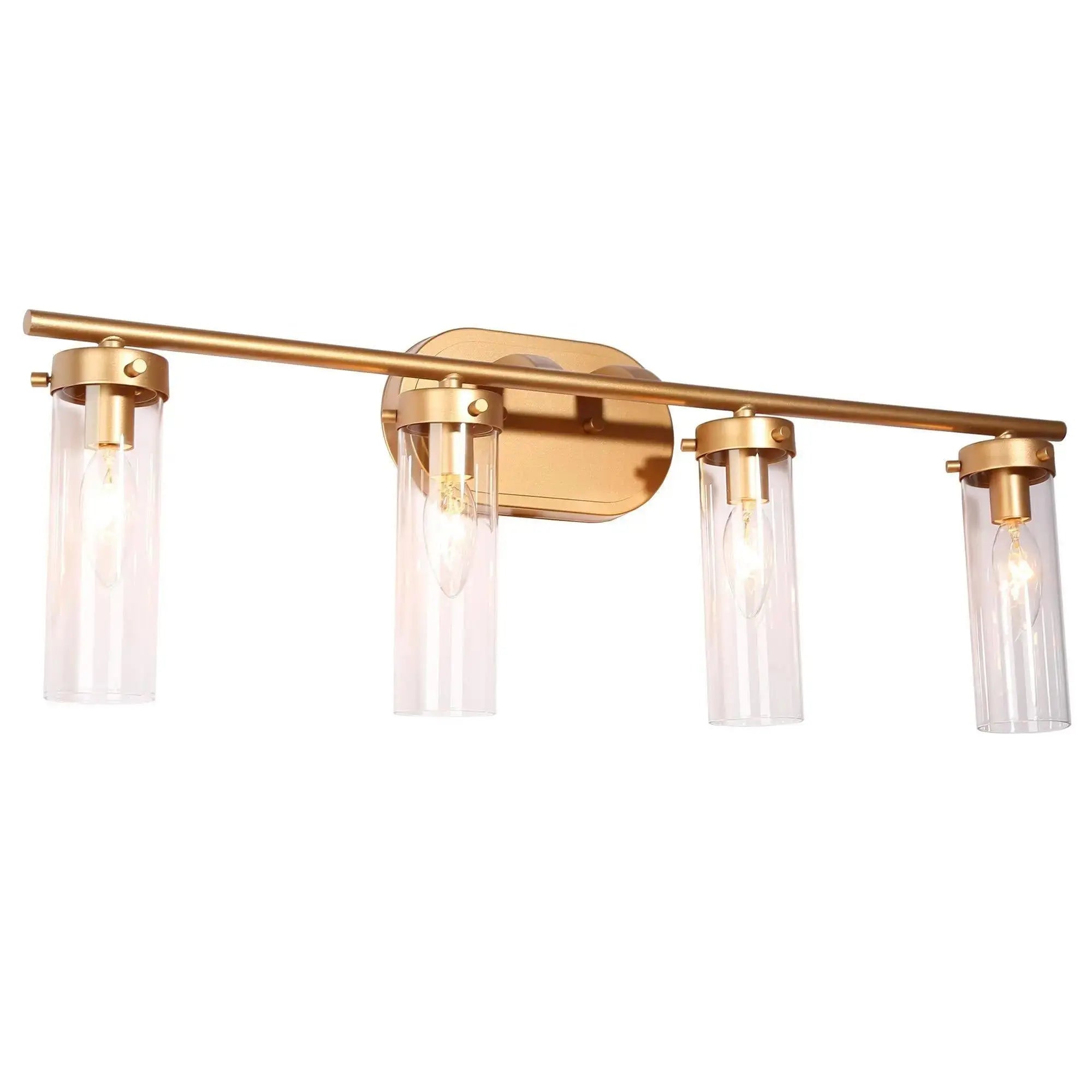 Savannah 4-Light Gold Vanity Light