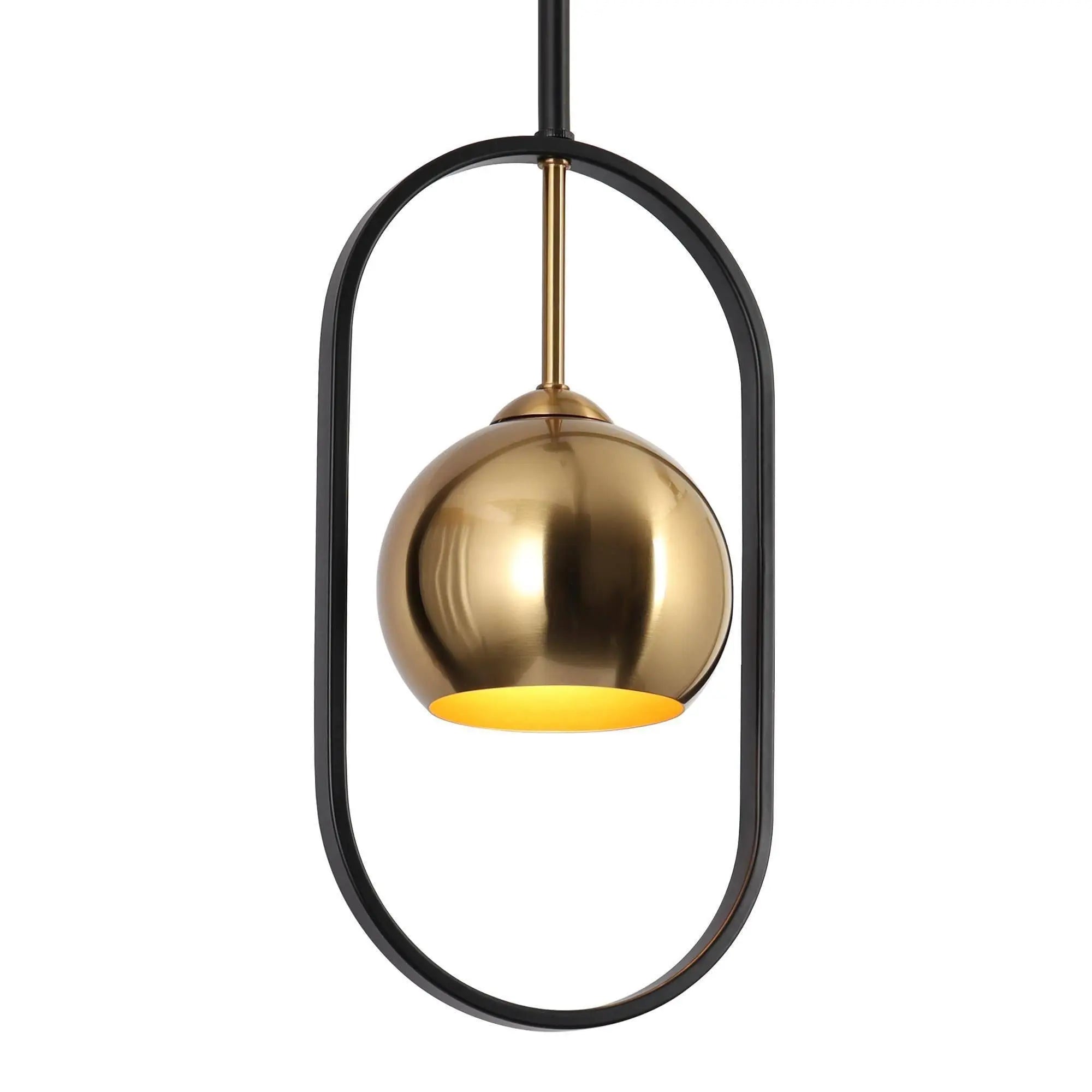 Semerisy 1-Light Mini Black Modern Pendant Light Fixtures