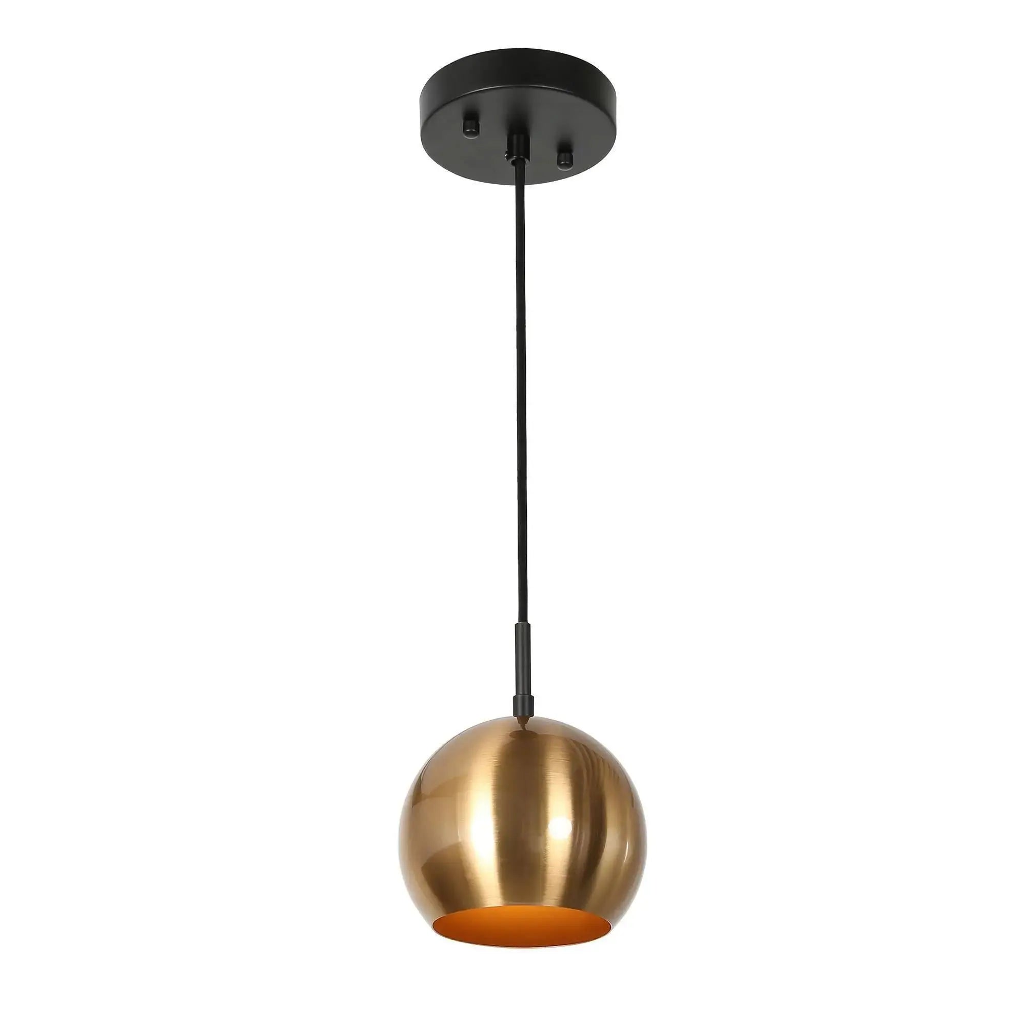 Semerisy 1-Light Mini Black Modern Pendant Light Fixtures