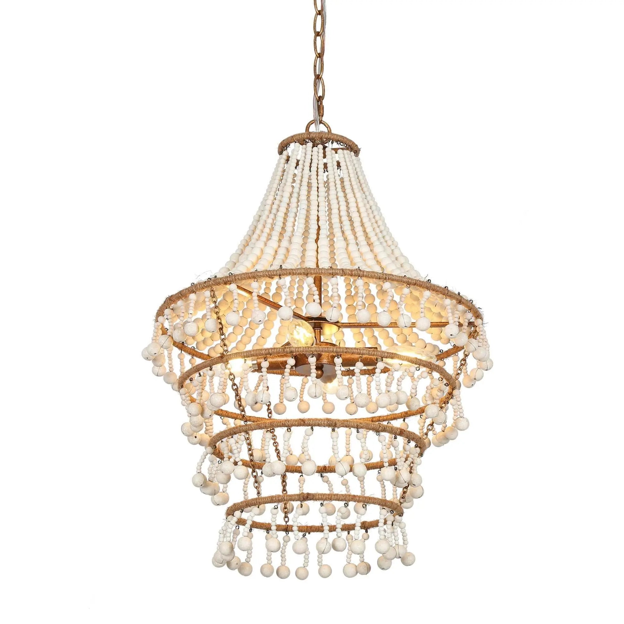 Sigrid 4-Light Small Gold Chandelier
