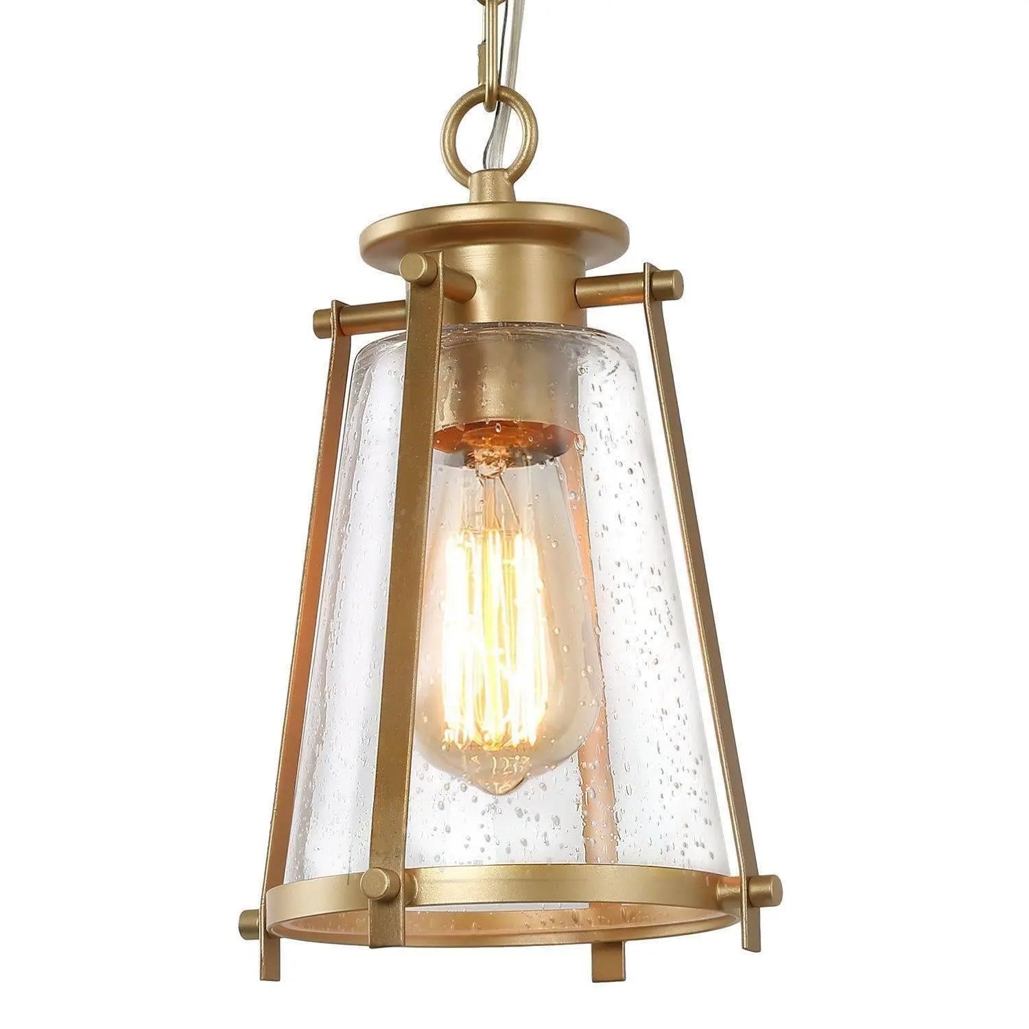 Eunoccaia 1-Light Mini Gold Modern Pendant Light Fixtures