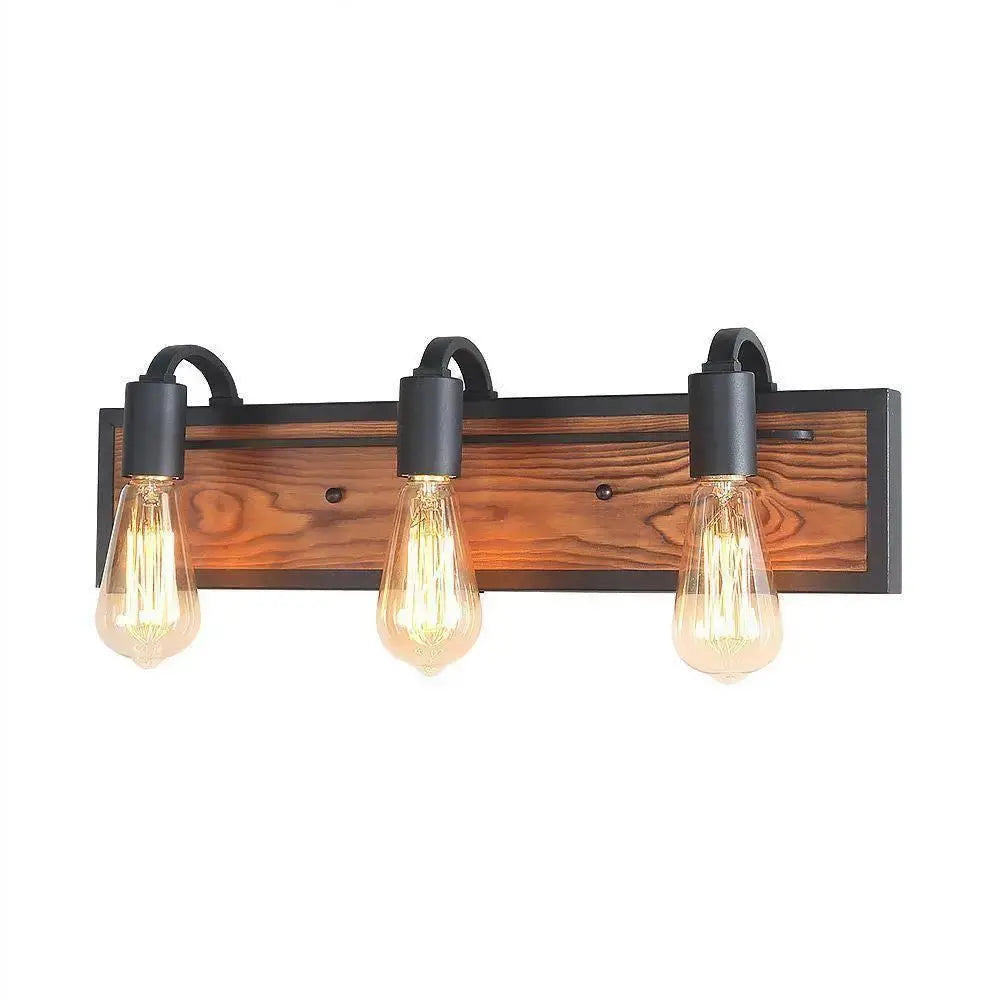 Valtiary 3-Light Wood Vanity Light