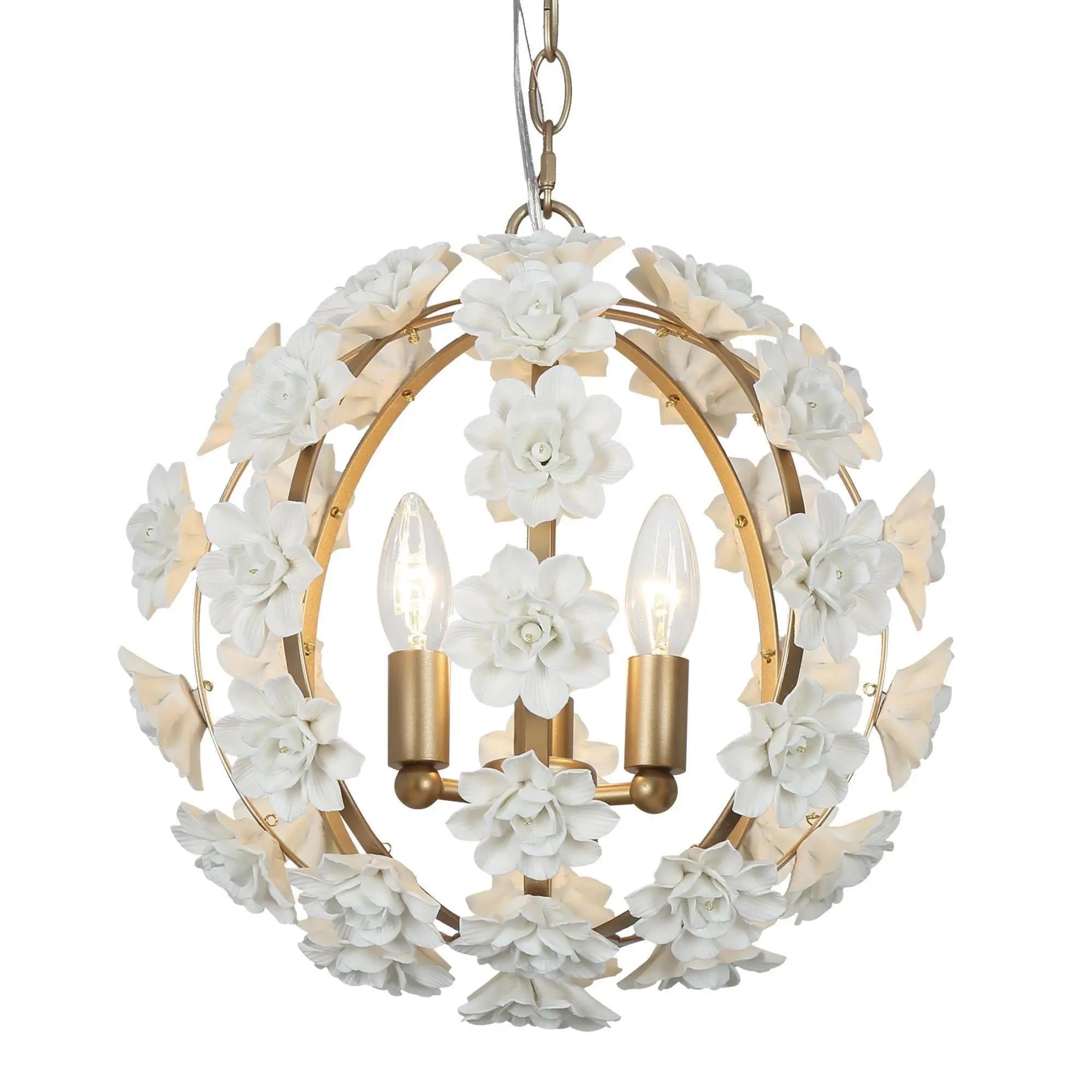 Arianiser 3-Light Mini Gold Chandelier