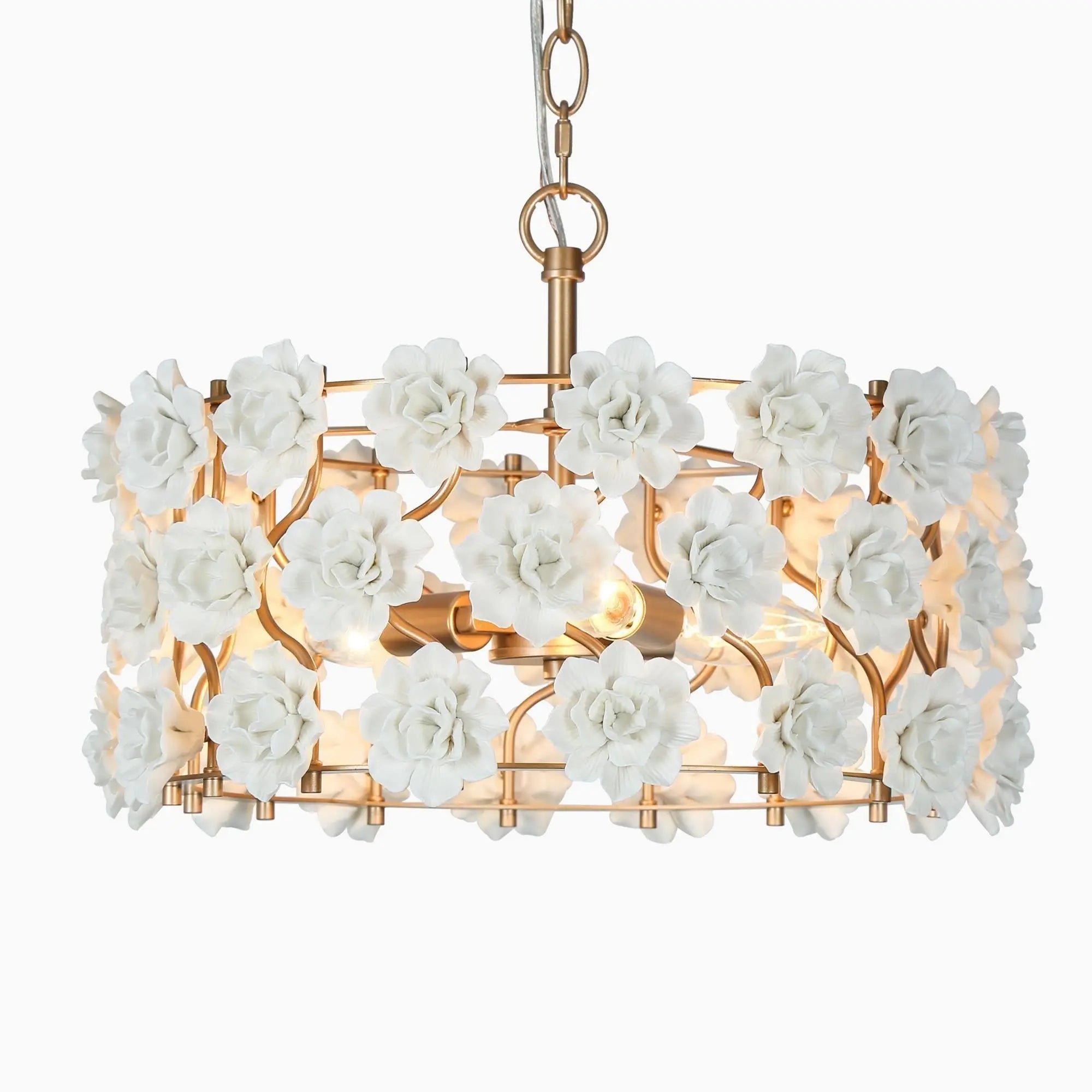 Arianiser 3-Light Small Gold Chandelier