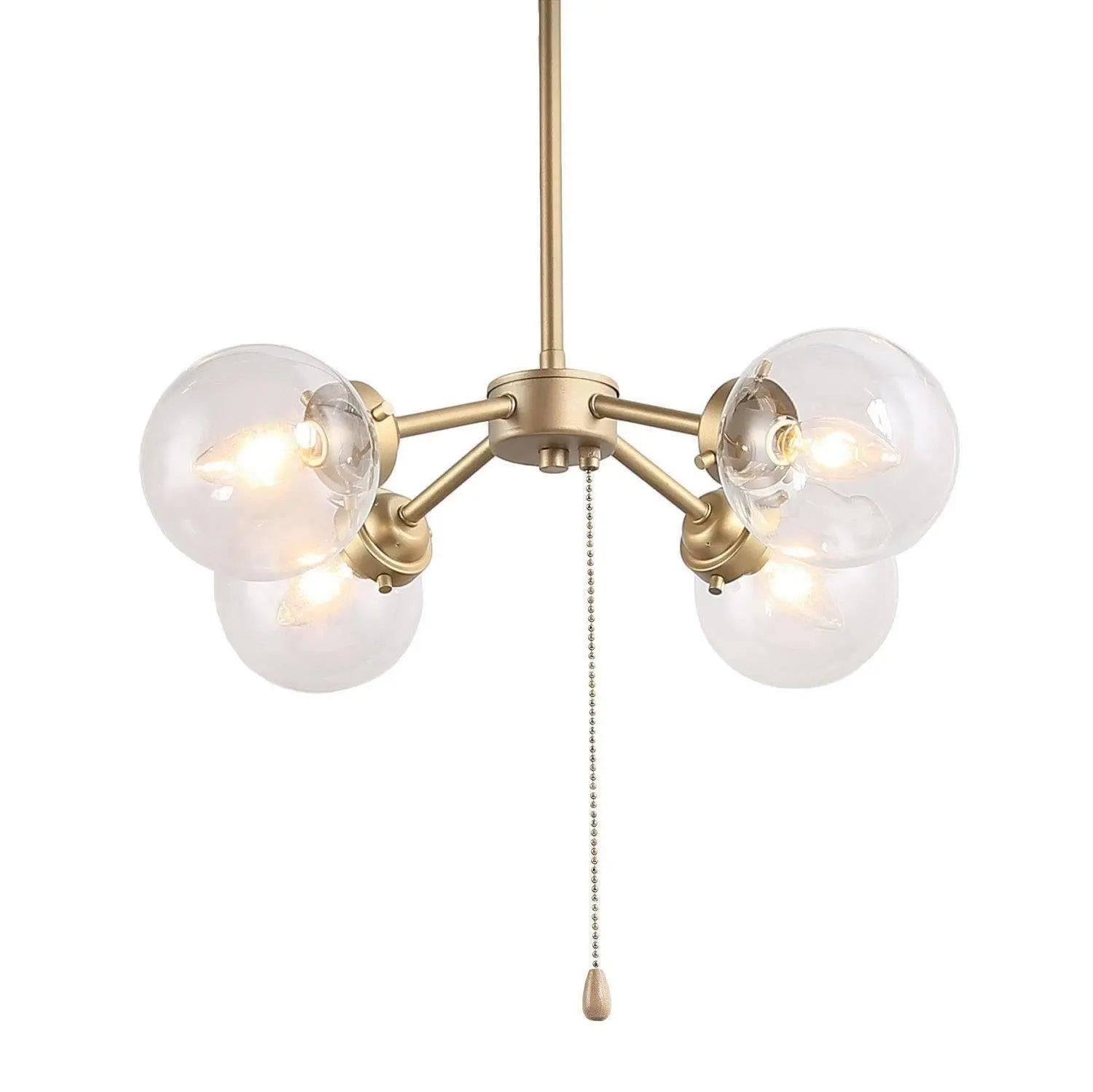 Thantofos 4-Light Small Gold Chandelier