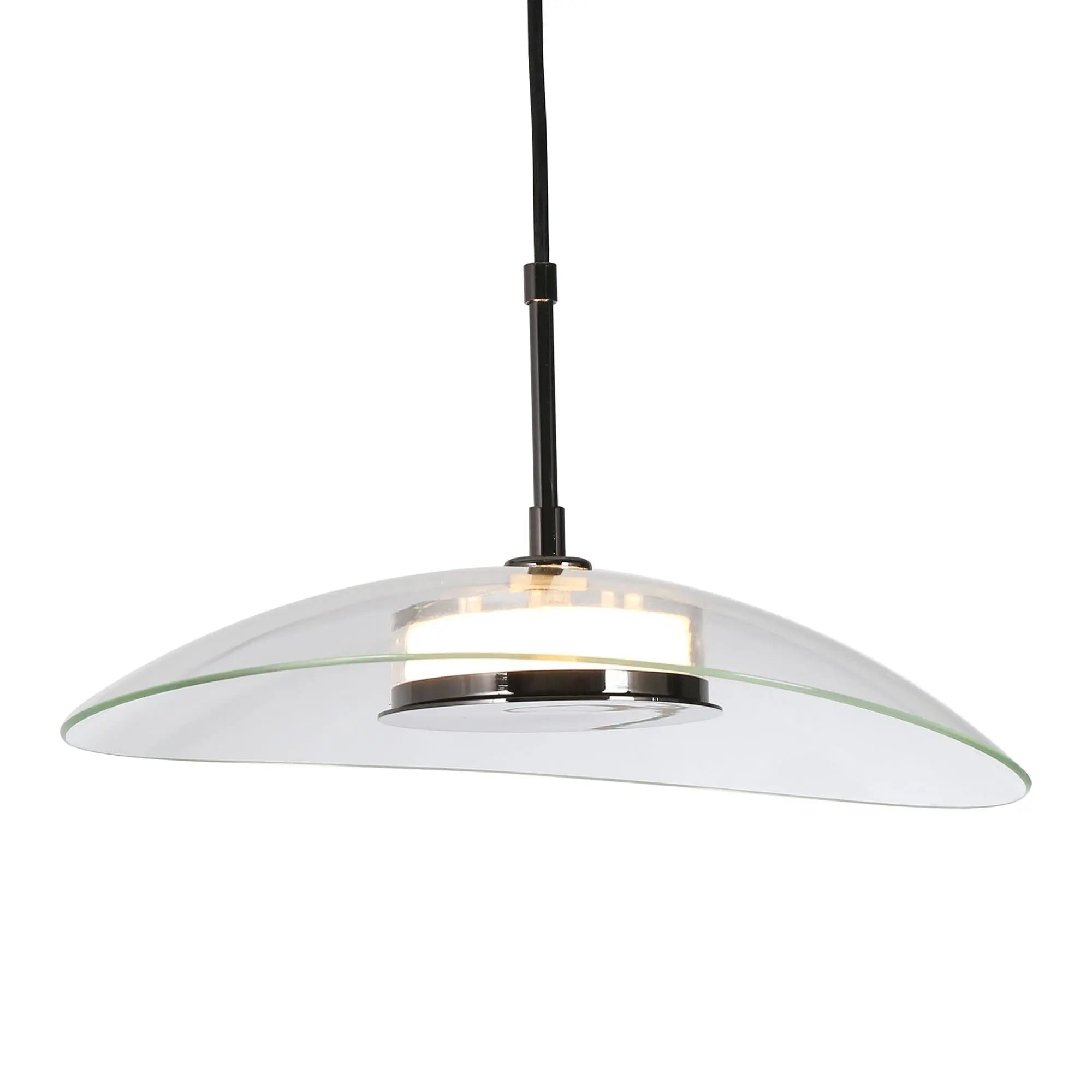Elynamina 1-Light Medium Black LED Modern Pendant Light Fixtures
