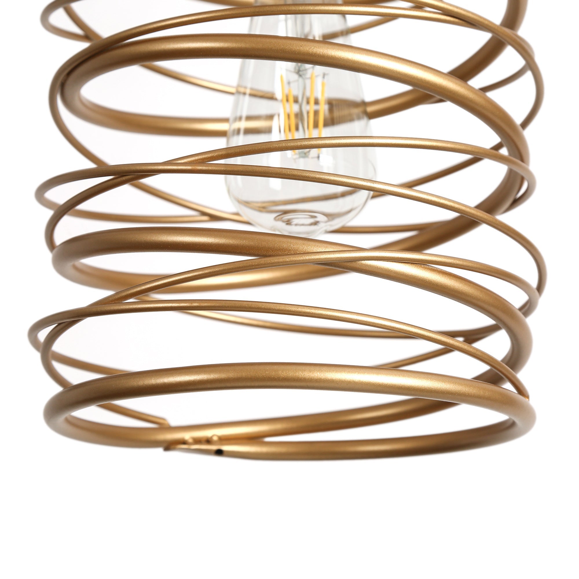 Alpinum 1-Light Mini Gold Modern Pendant Light Fixtures