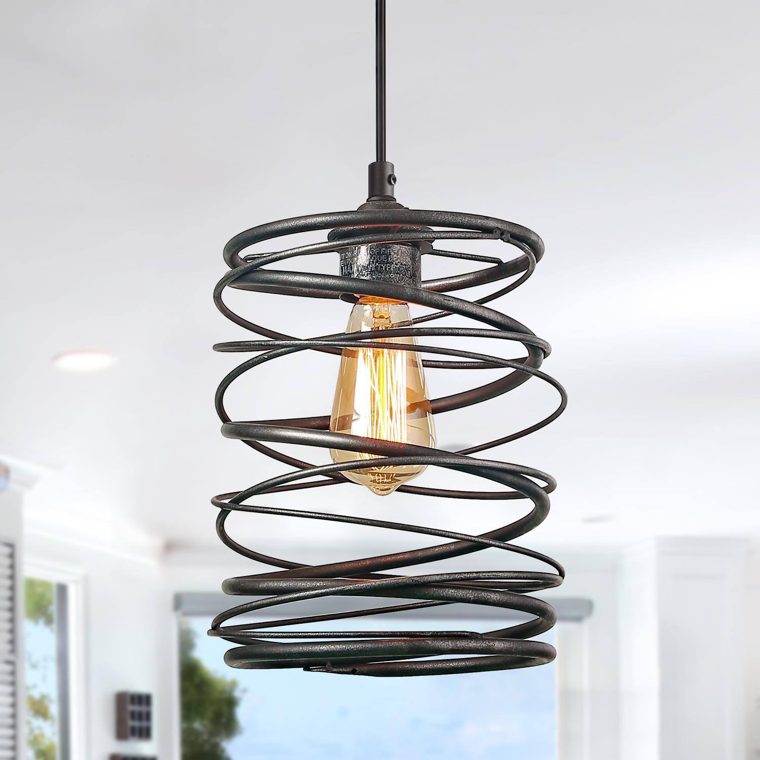 Alpinum 1-Light Mini Gold Modern Pendant Light Fixtures