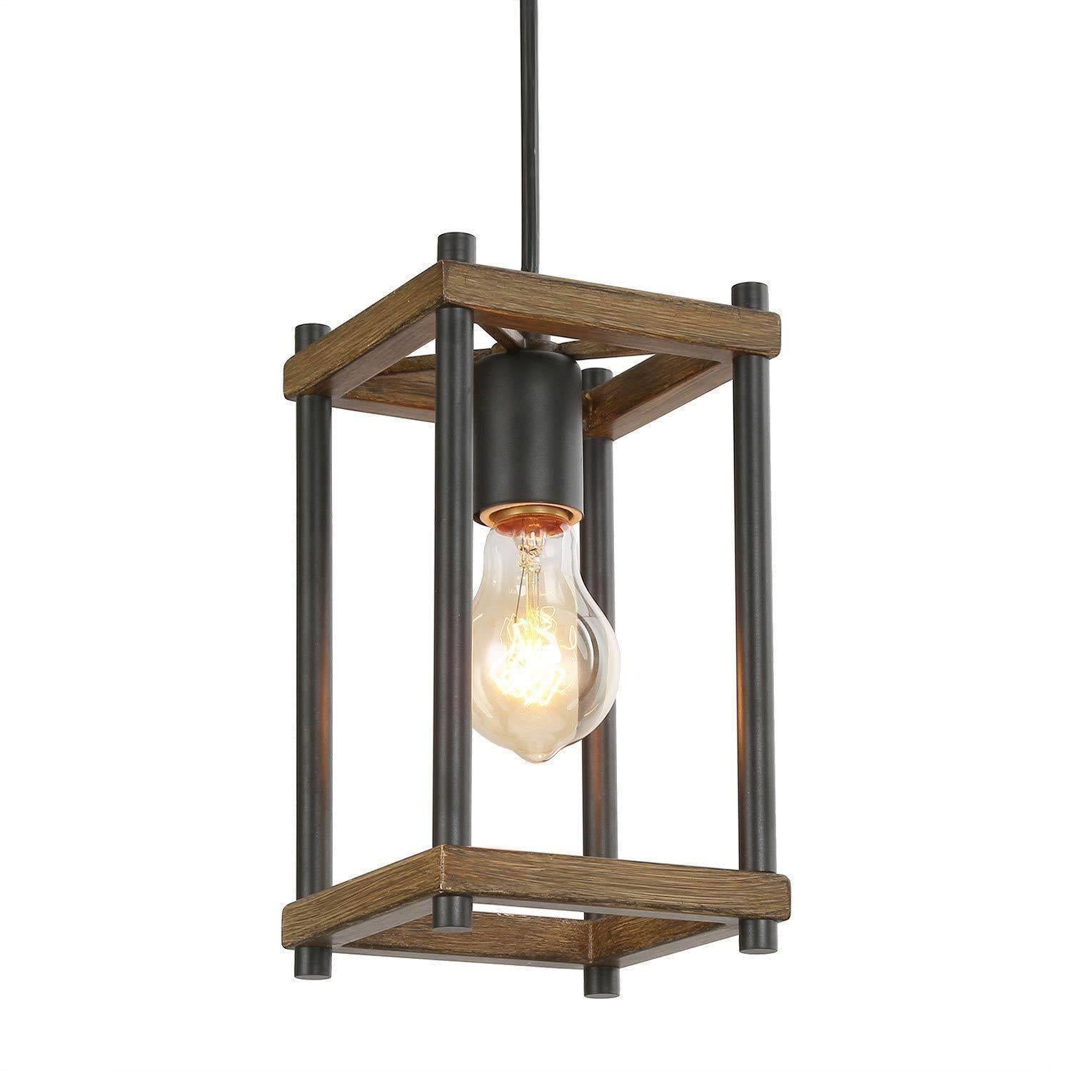 Omayanizeny 1-Light Mini Wood Chandelier