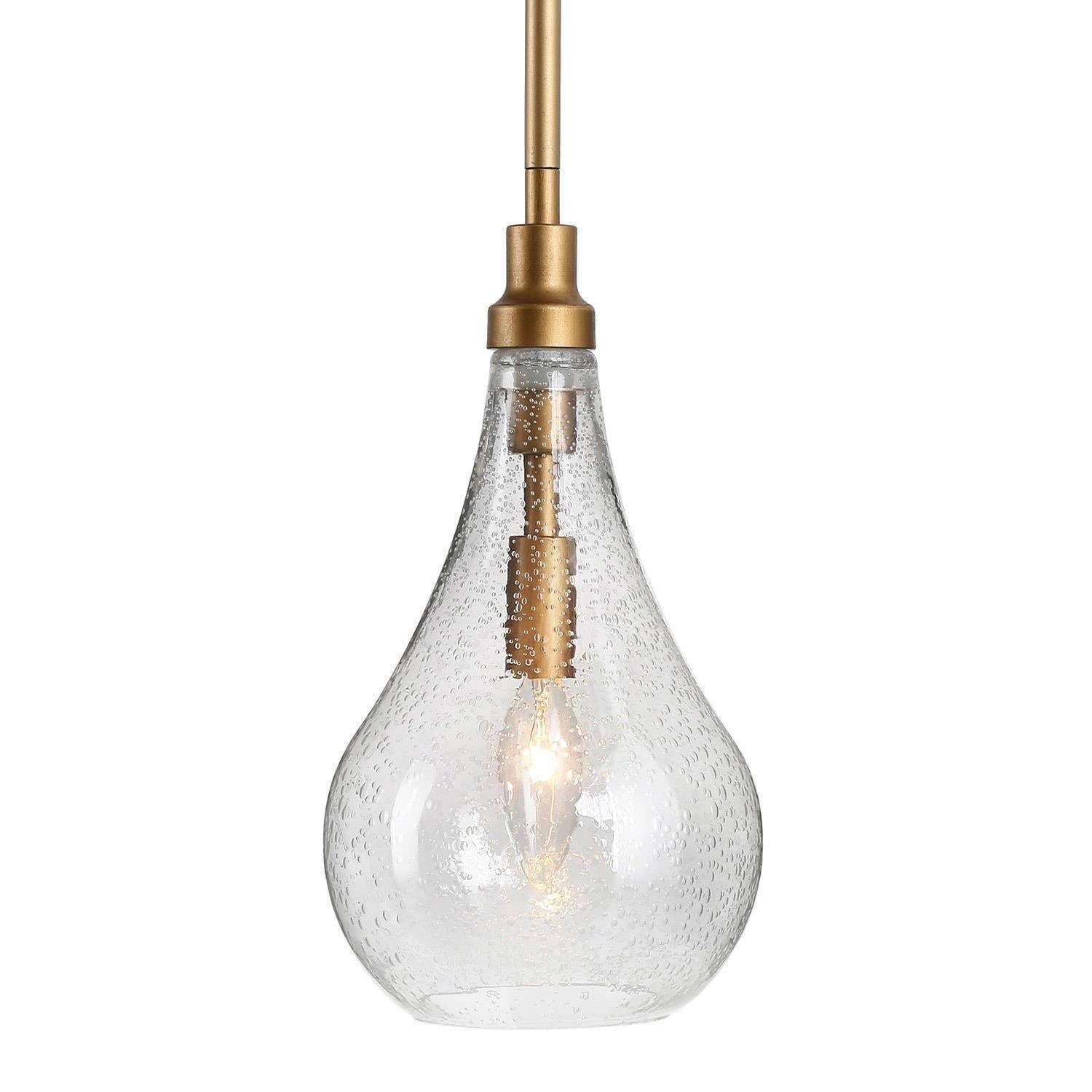 Tethysia 1-Light Mini Gold Modern Pendant Light Fixtures