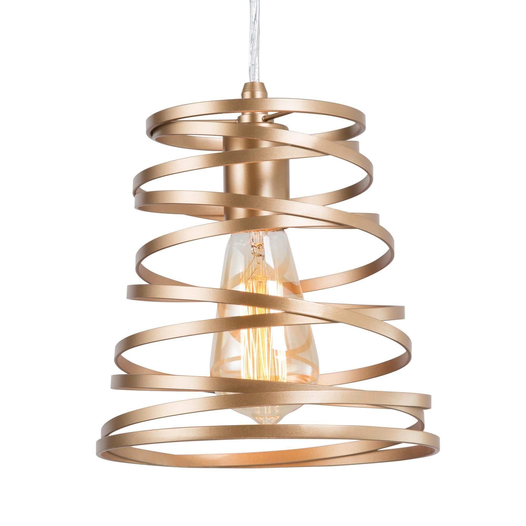 1-Light Gold Pendant Lights