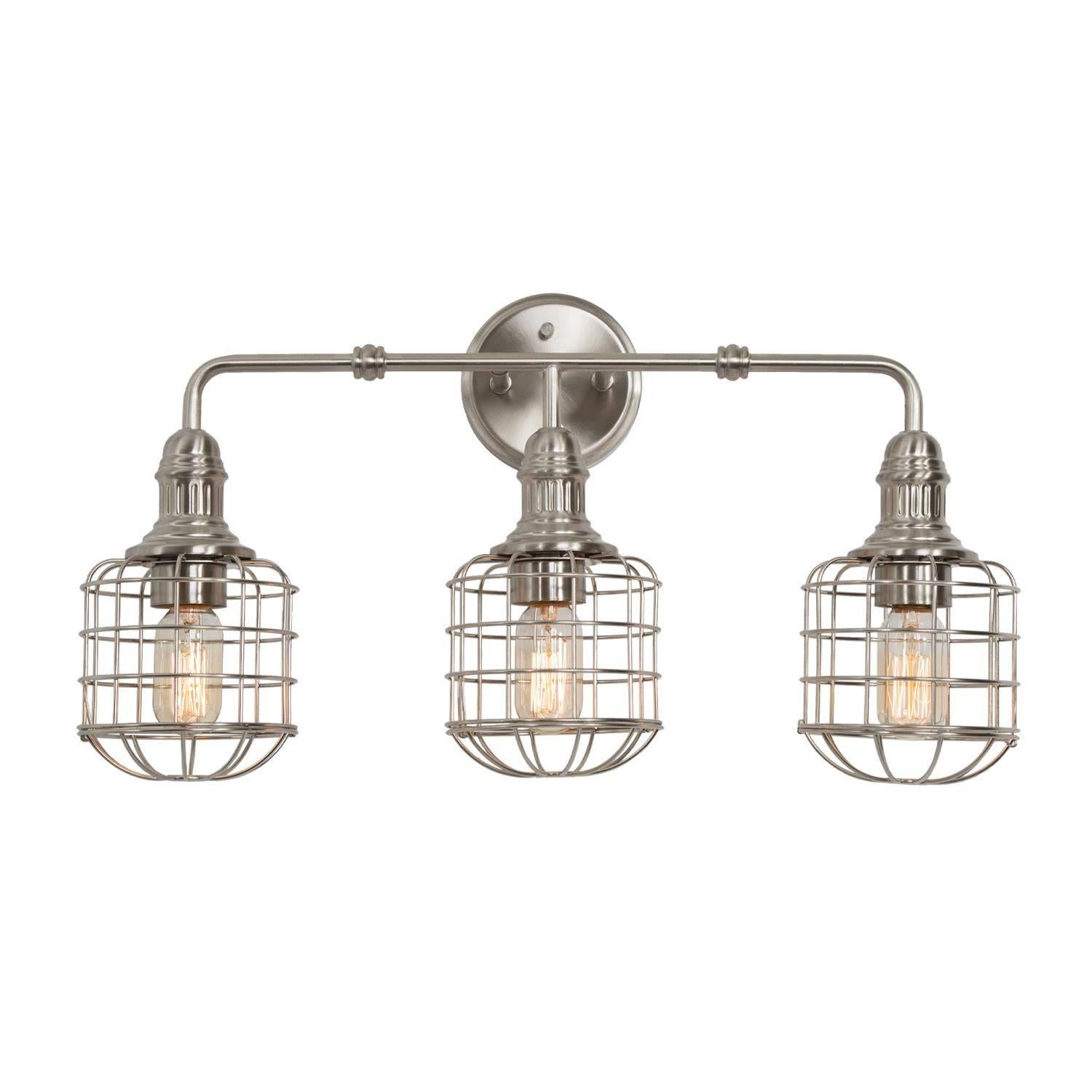 Tomatillo 3-Light Silver Vanity Light