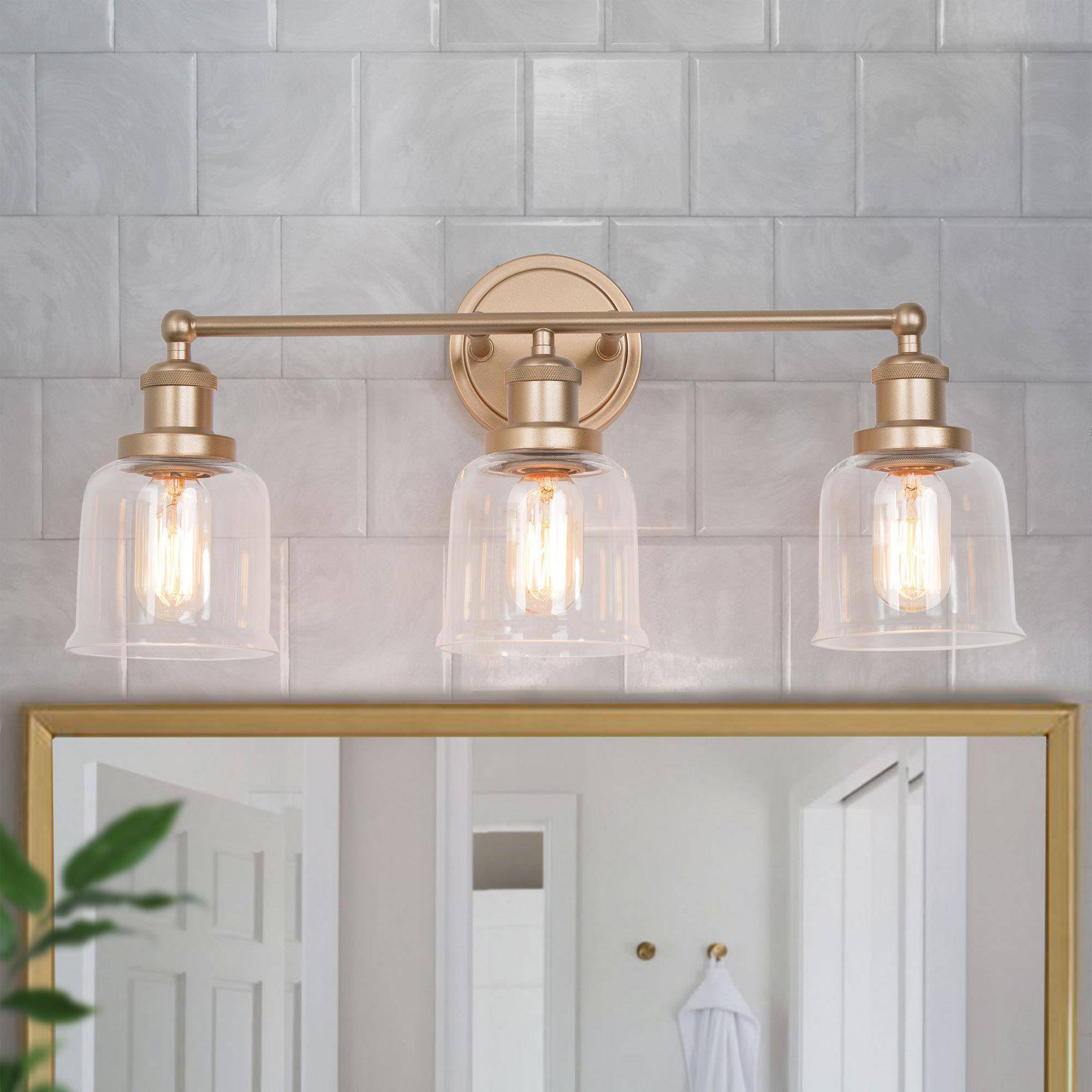 Hengrava 1-Light Gold Vanity Light