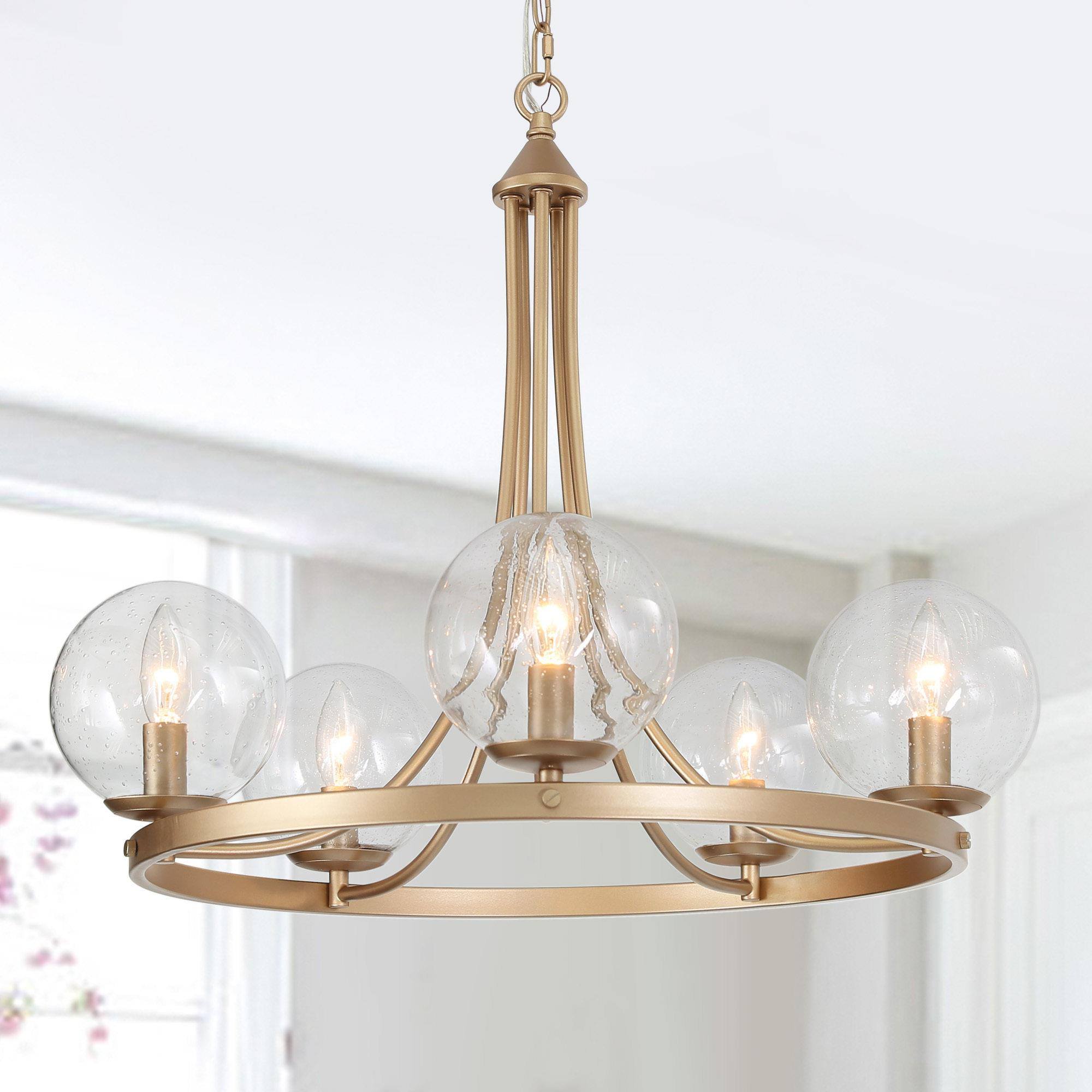 Tyrone 5-Light Medium Gold Chandelier