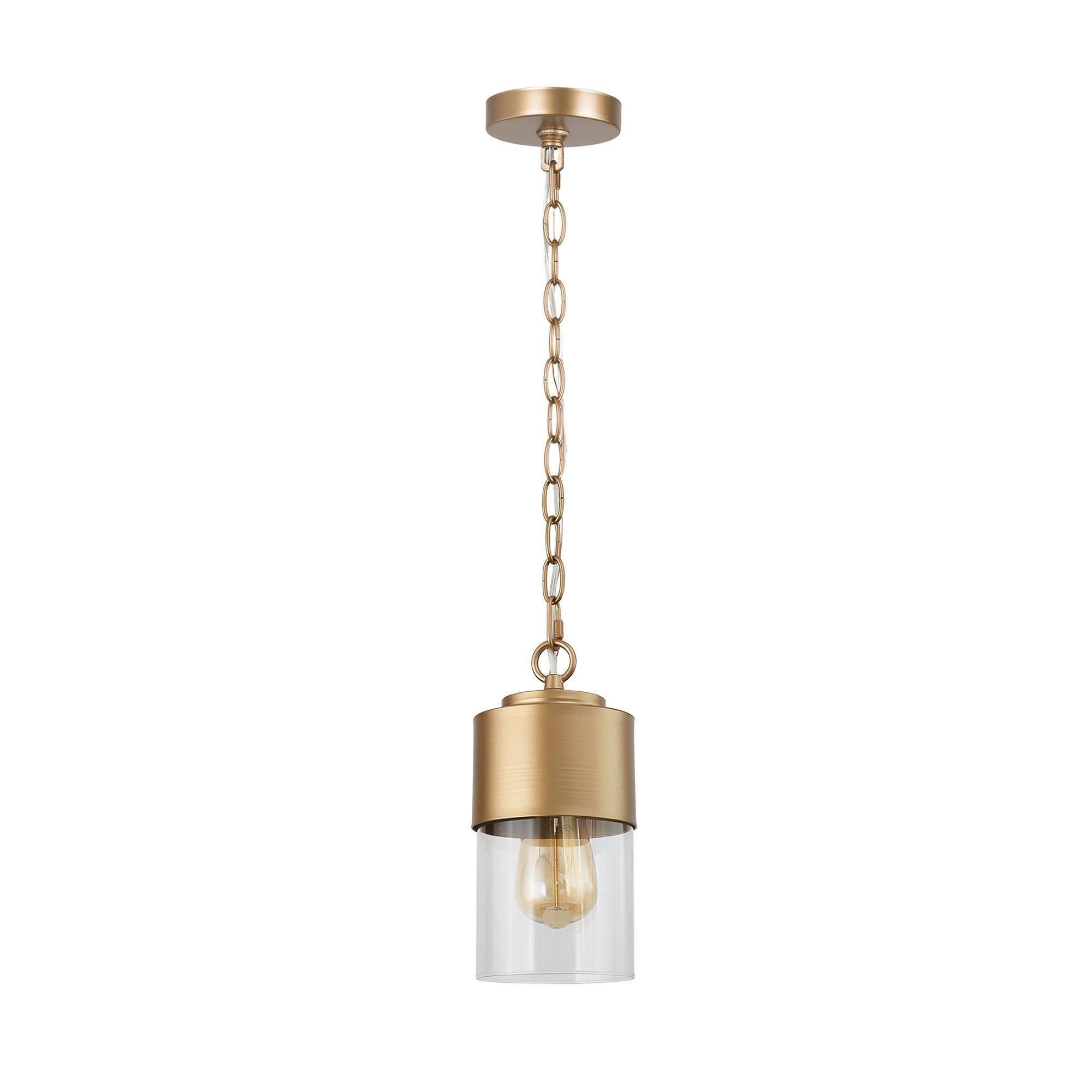 Caulerpa 1-Light Mini Gold Modern Pendant Light Fixtures