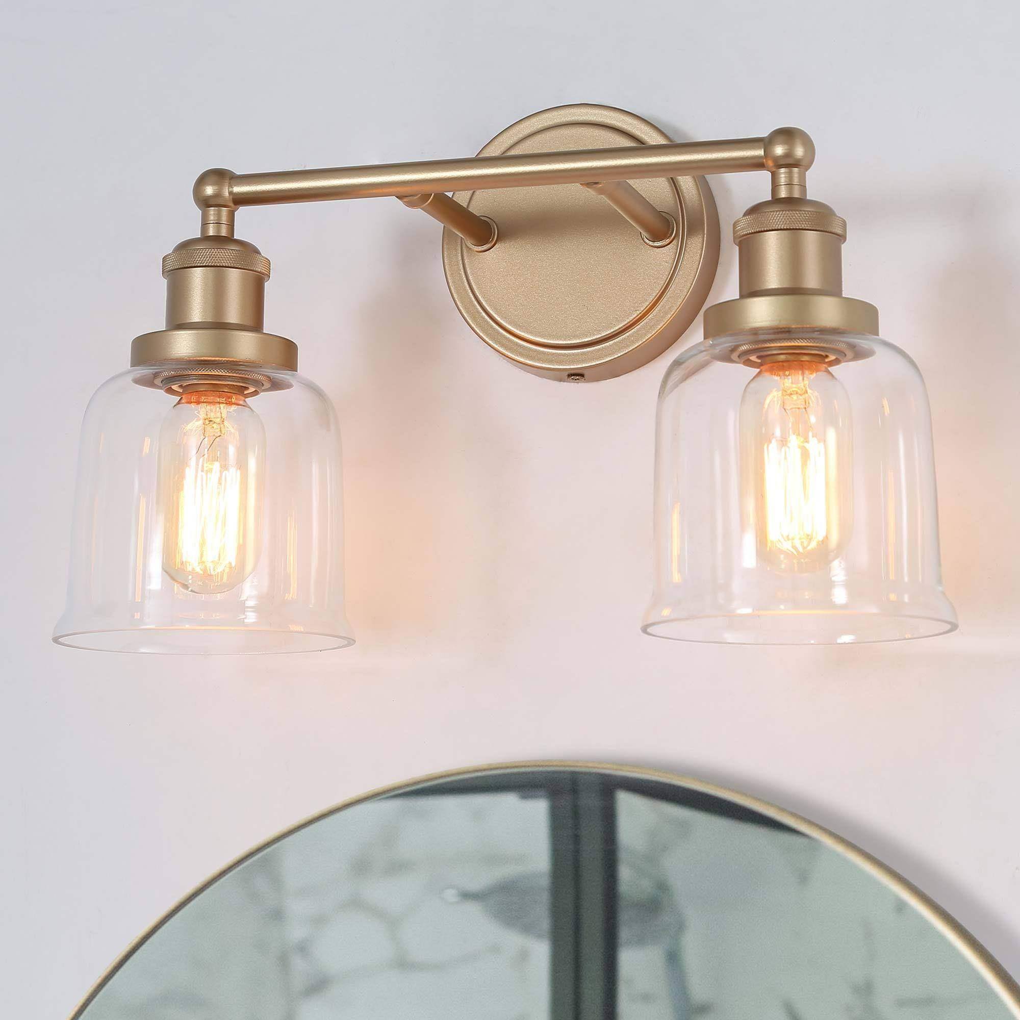 Hengrava 4-Light Gold Vanity Light