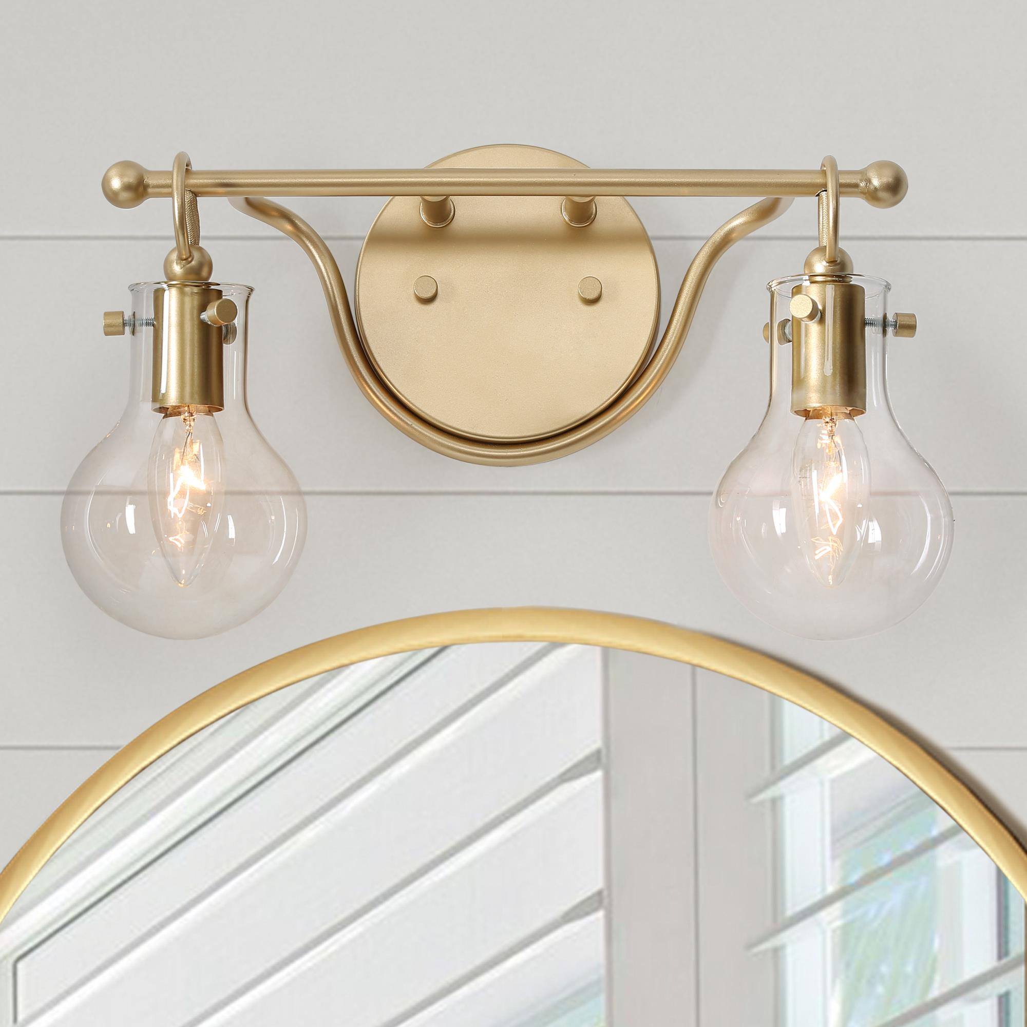 Phosphenes 4-Light Gold Vanity Light