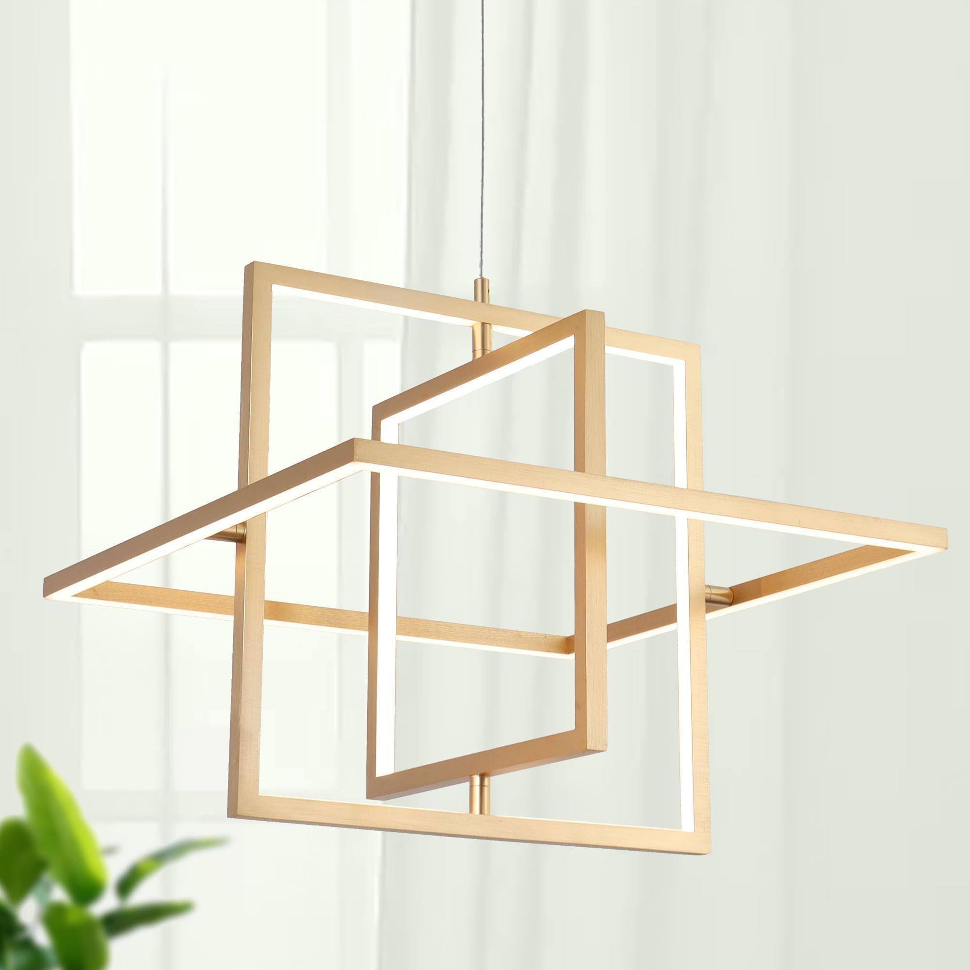 Lithops 3-Light Small Gold LED Chandelier