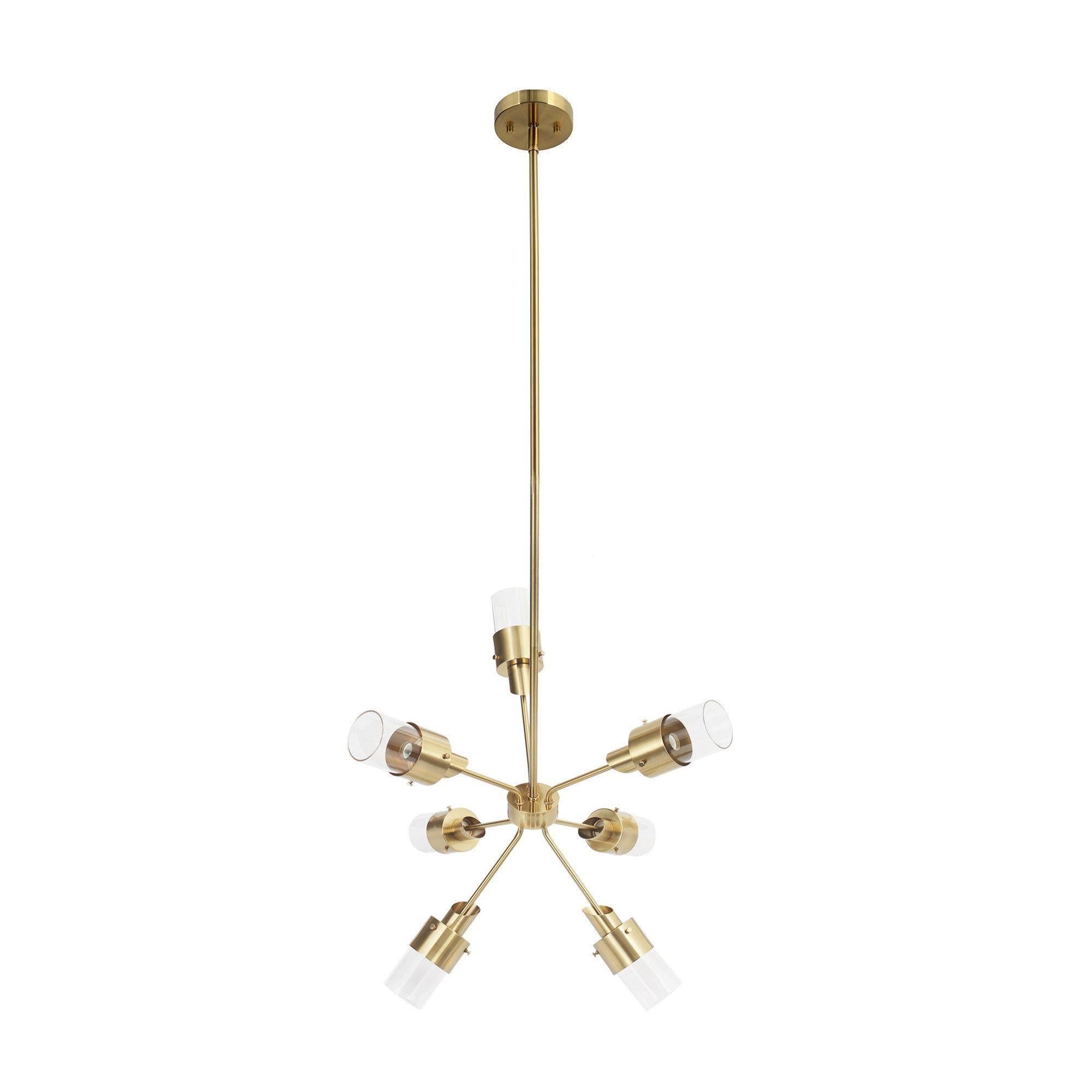 Iphigenia 7-Light Medium Brass Chandelier
