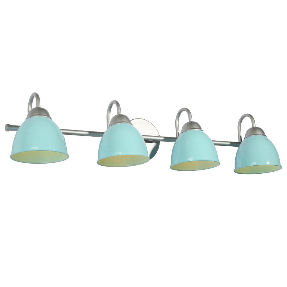 4-Light Blue Vanity Light
