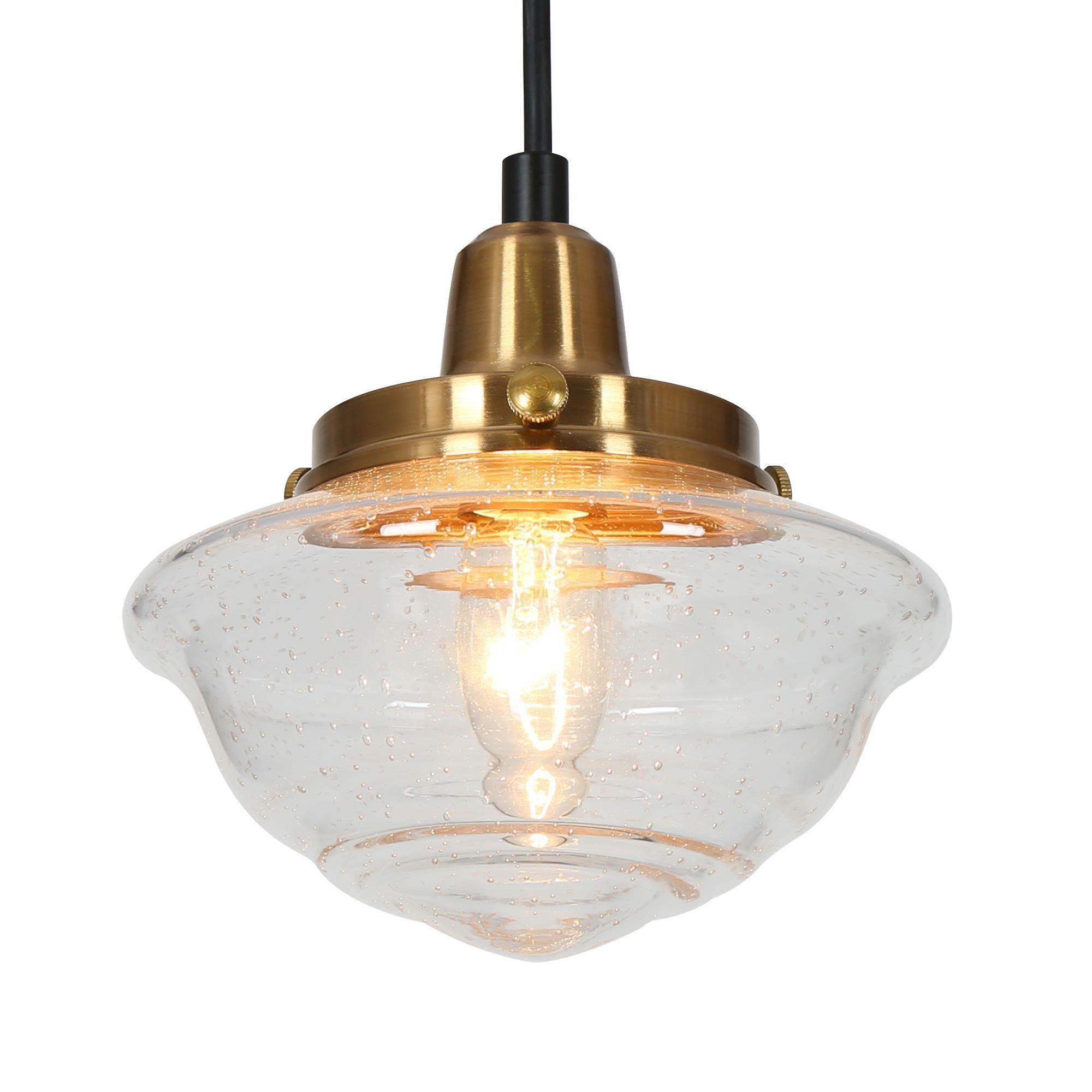 1-Light Glass Pendant Lights