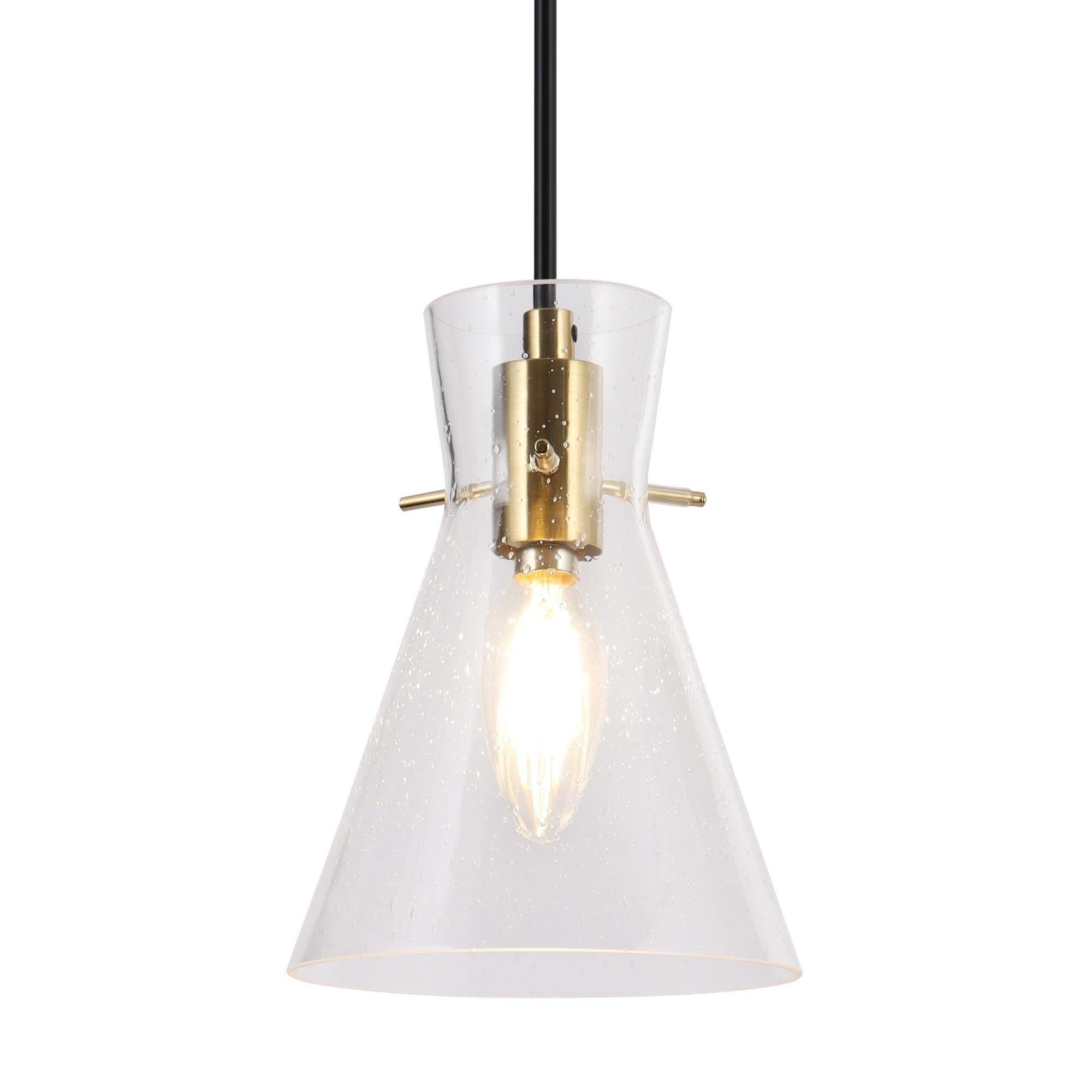 Itpicanaple 1-Light Mini Gold Modern Pendant Light Fixtures