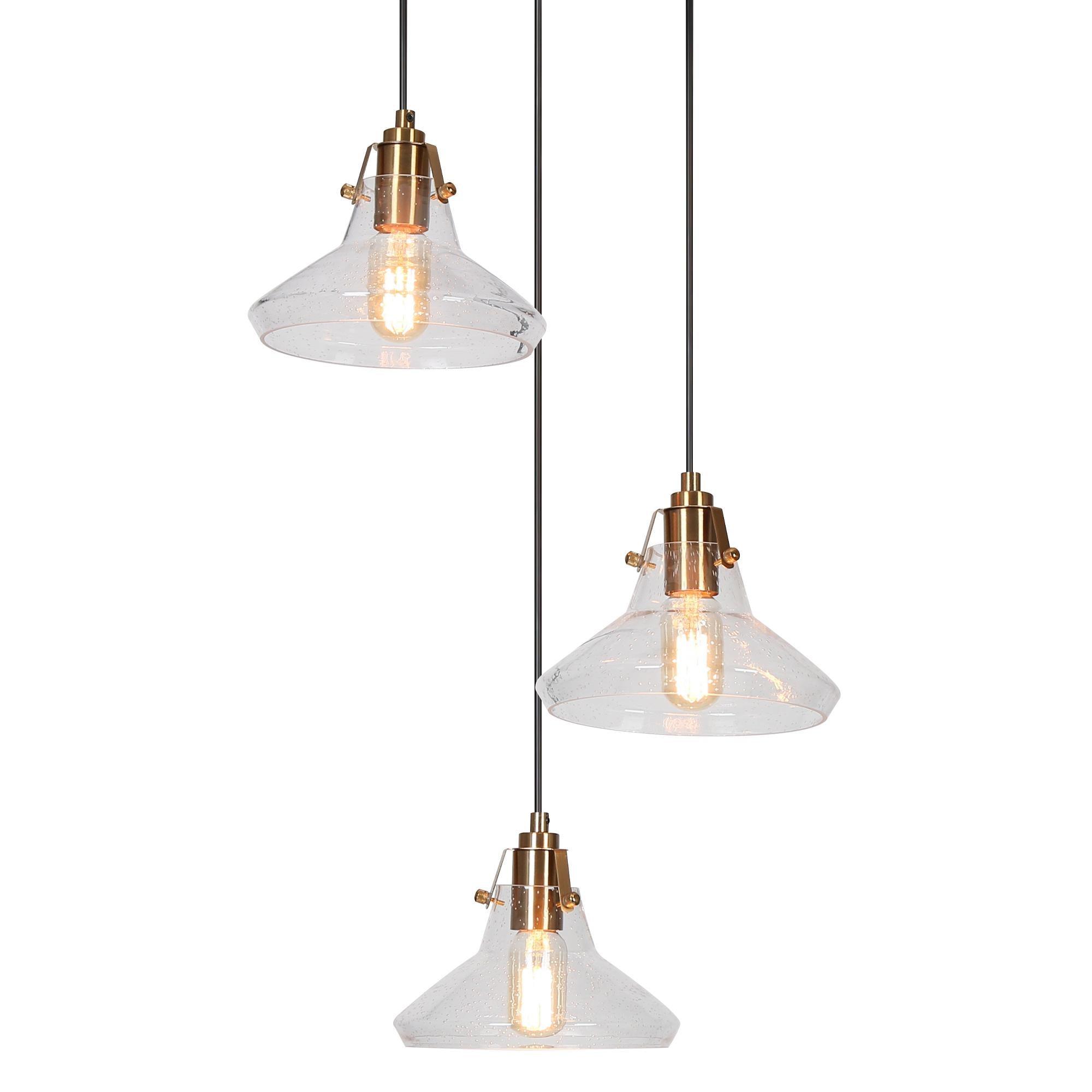3-Light Cluster Pendant Lights