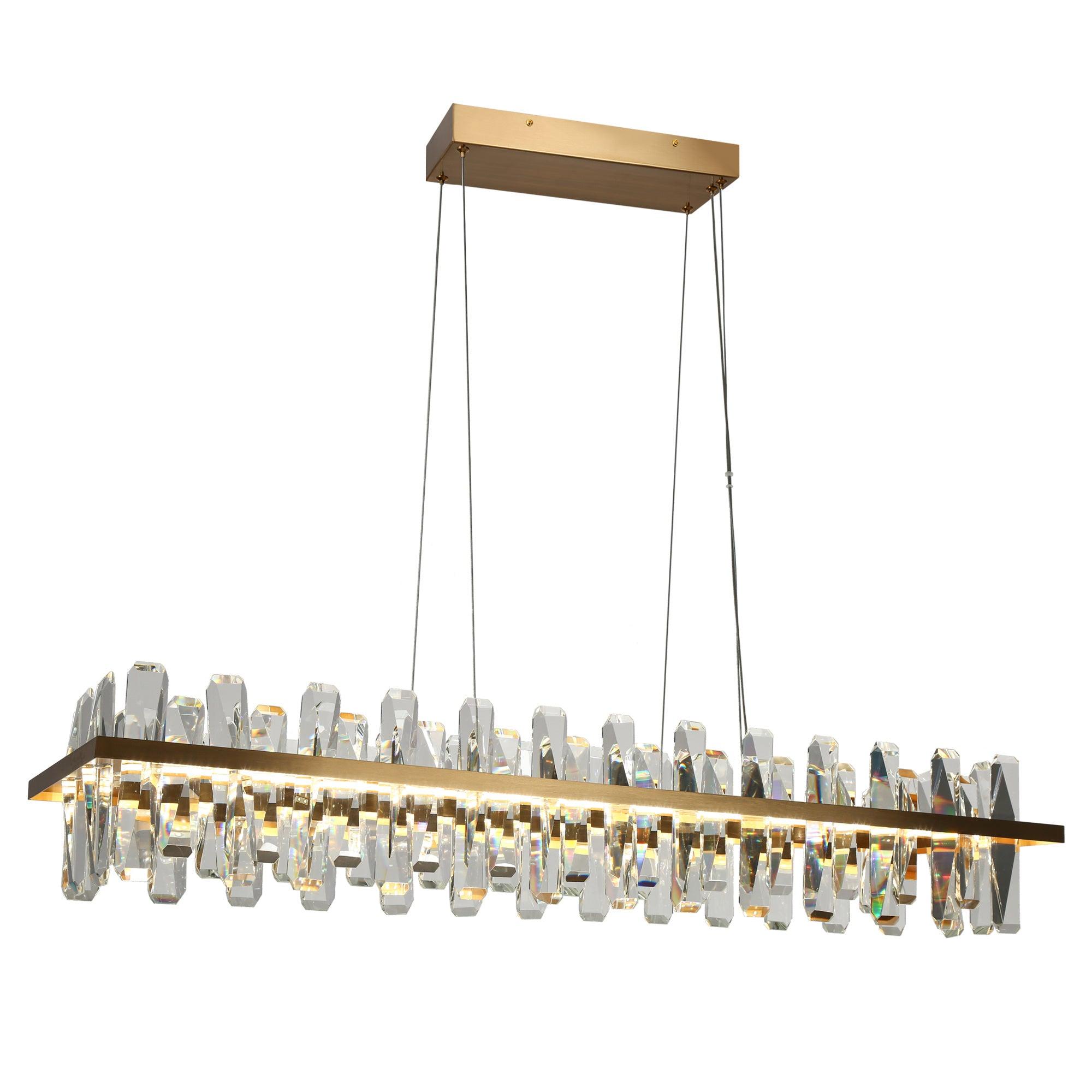 1-Light Large LED Kitchen Island Chandelier