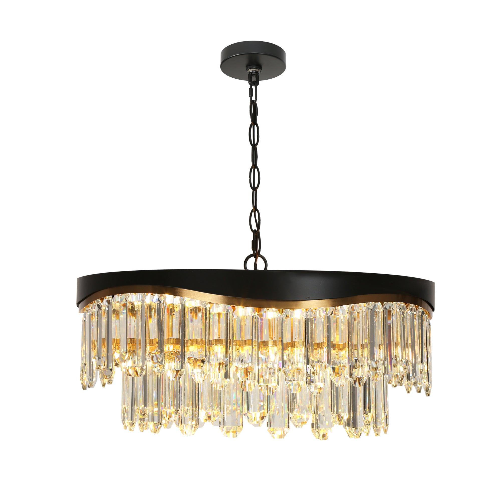 9-Lights Crystal Chandeliers