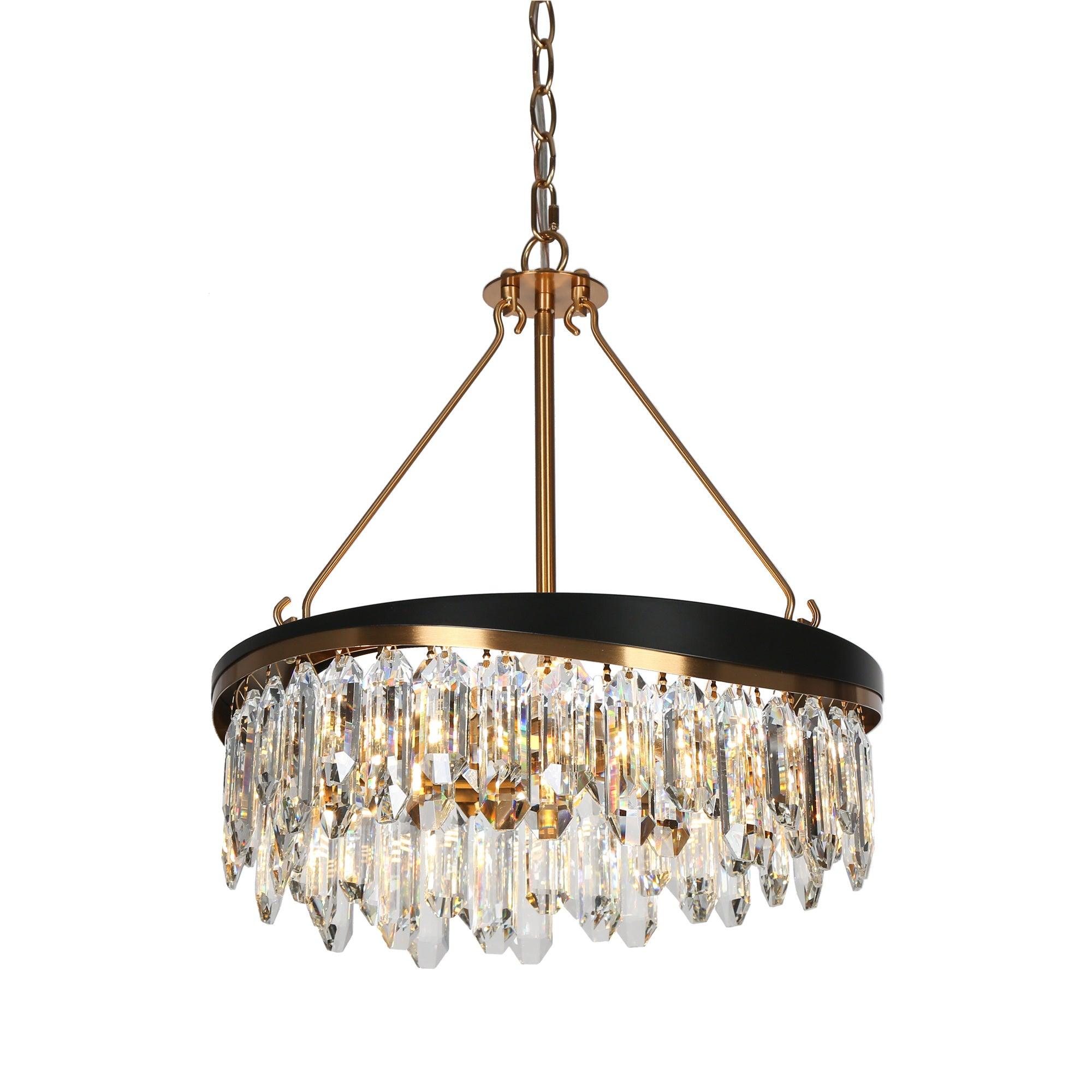 4-Light Modern Crystal Chandeliers