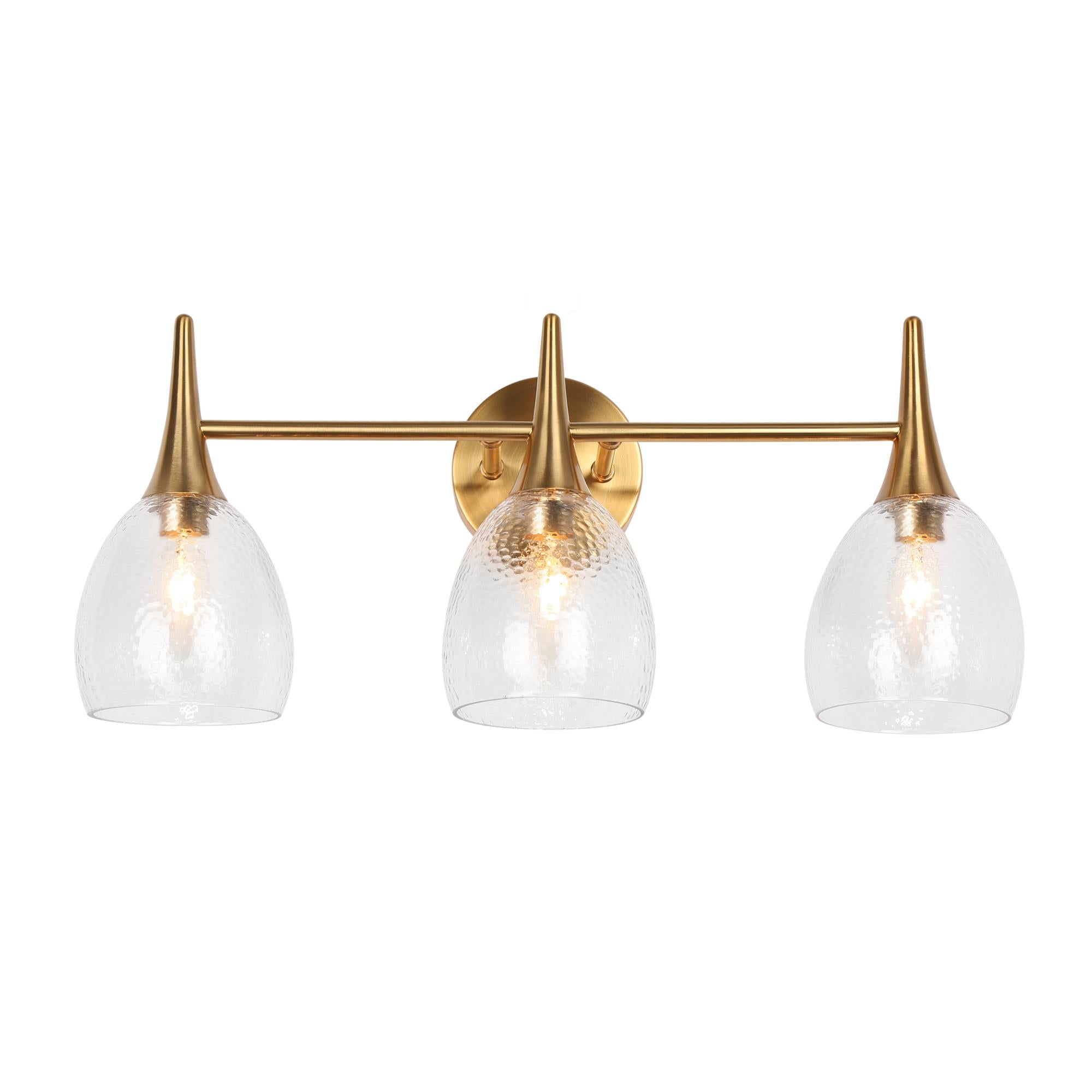 Cymerlarity 3-Light Brass Vanity Light