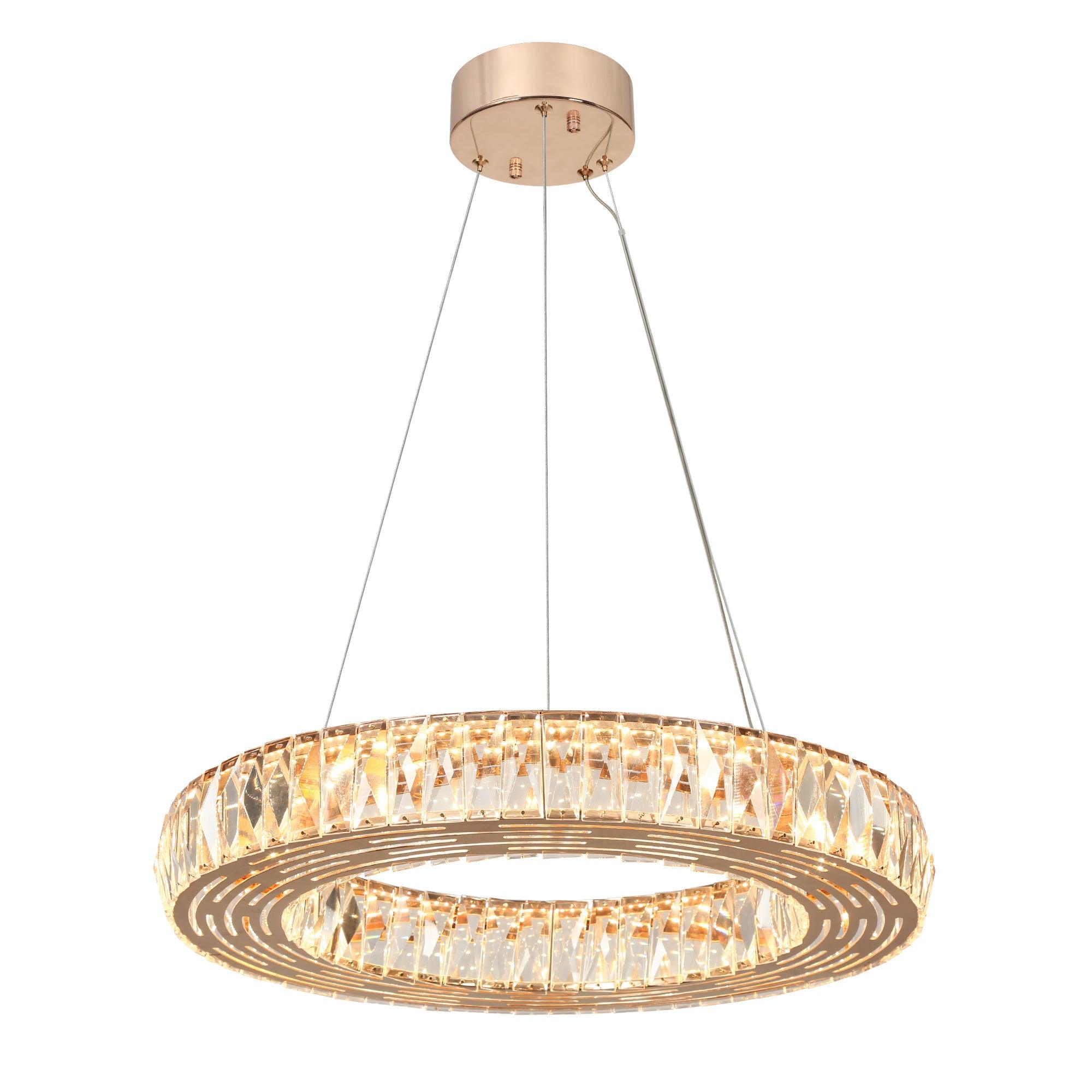 Crystal LED Wagon Wheel Chandelier Lights