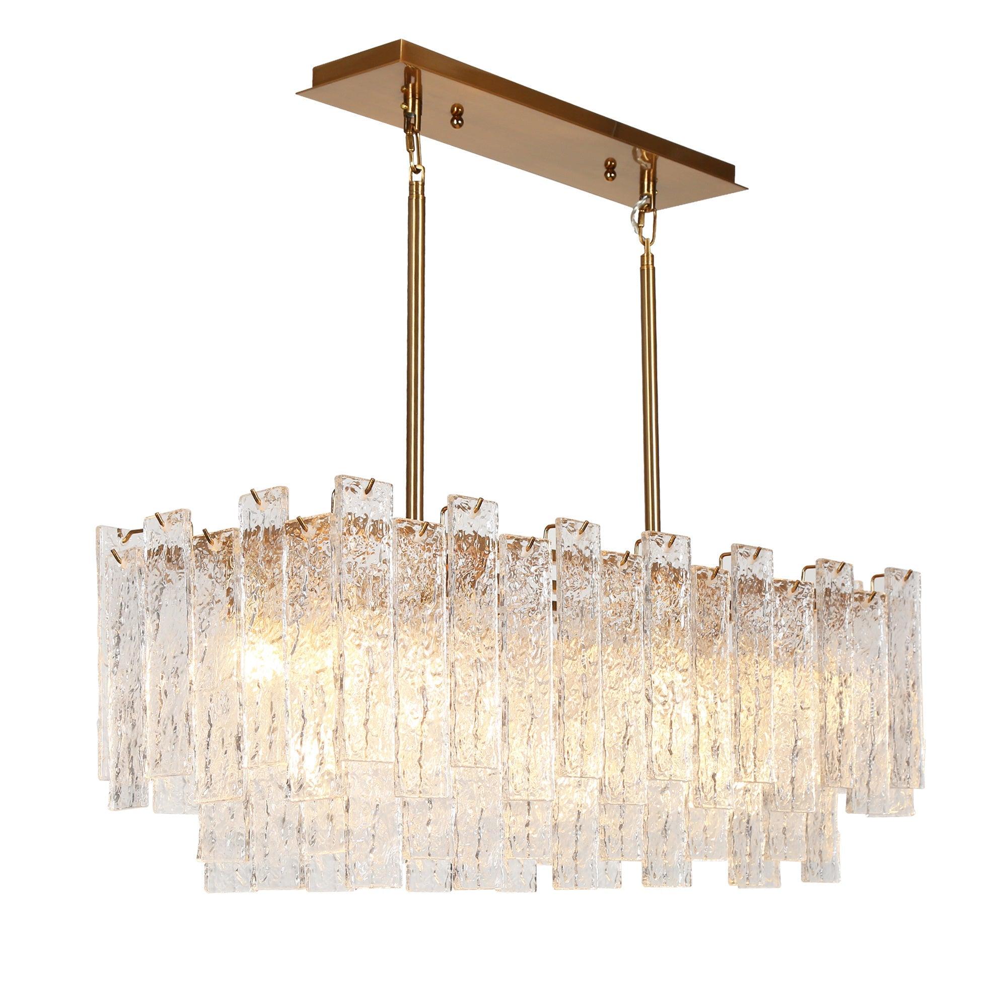7-Light Crystal Island Chandeliers Lights