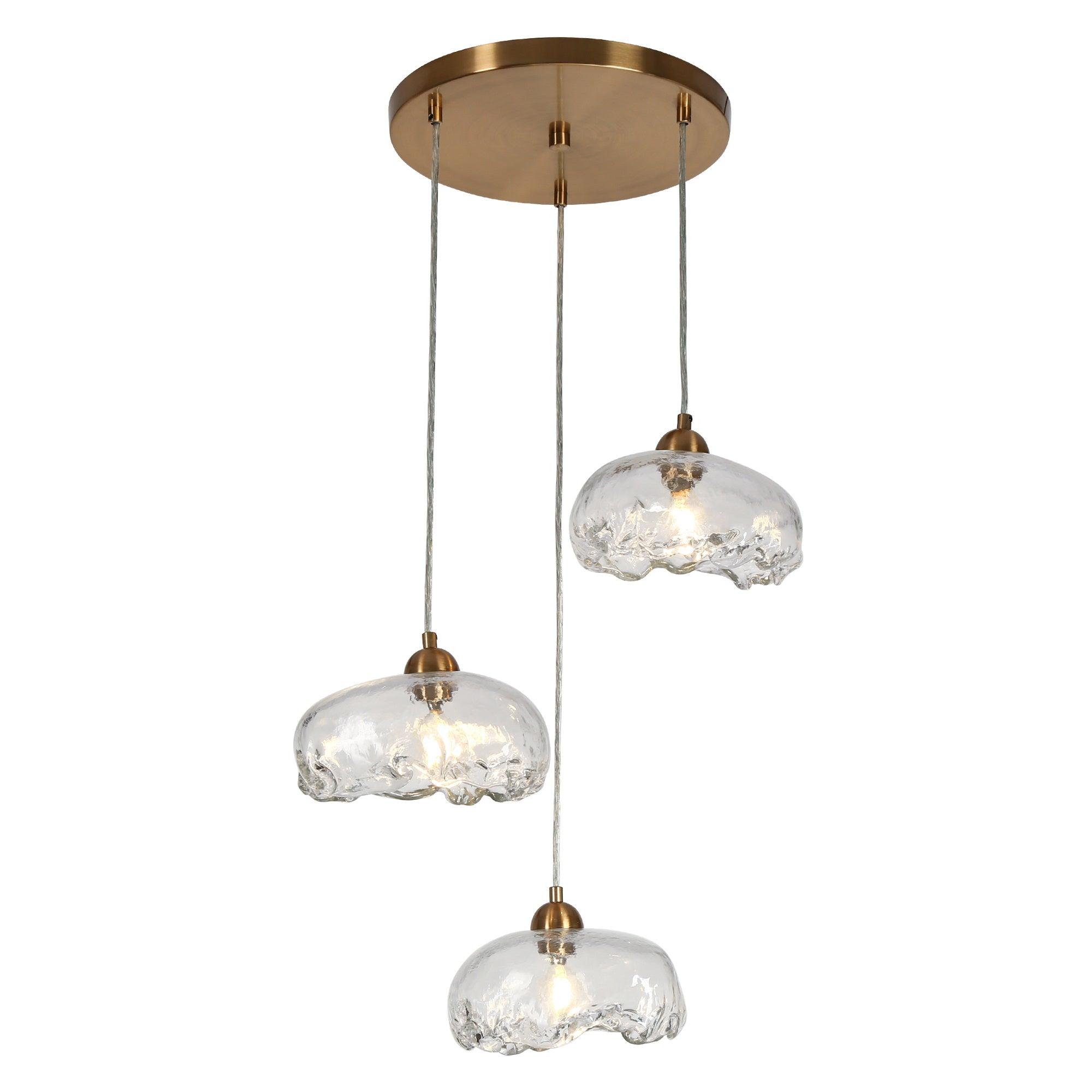 3-Light Cluster Chandeliers