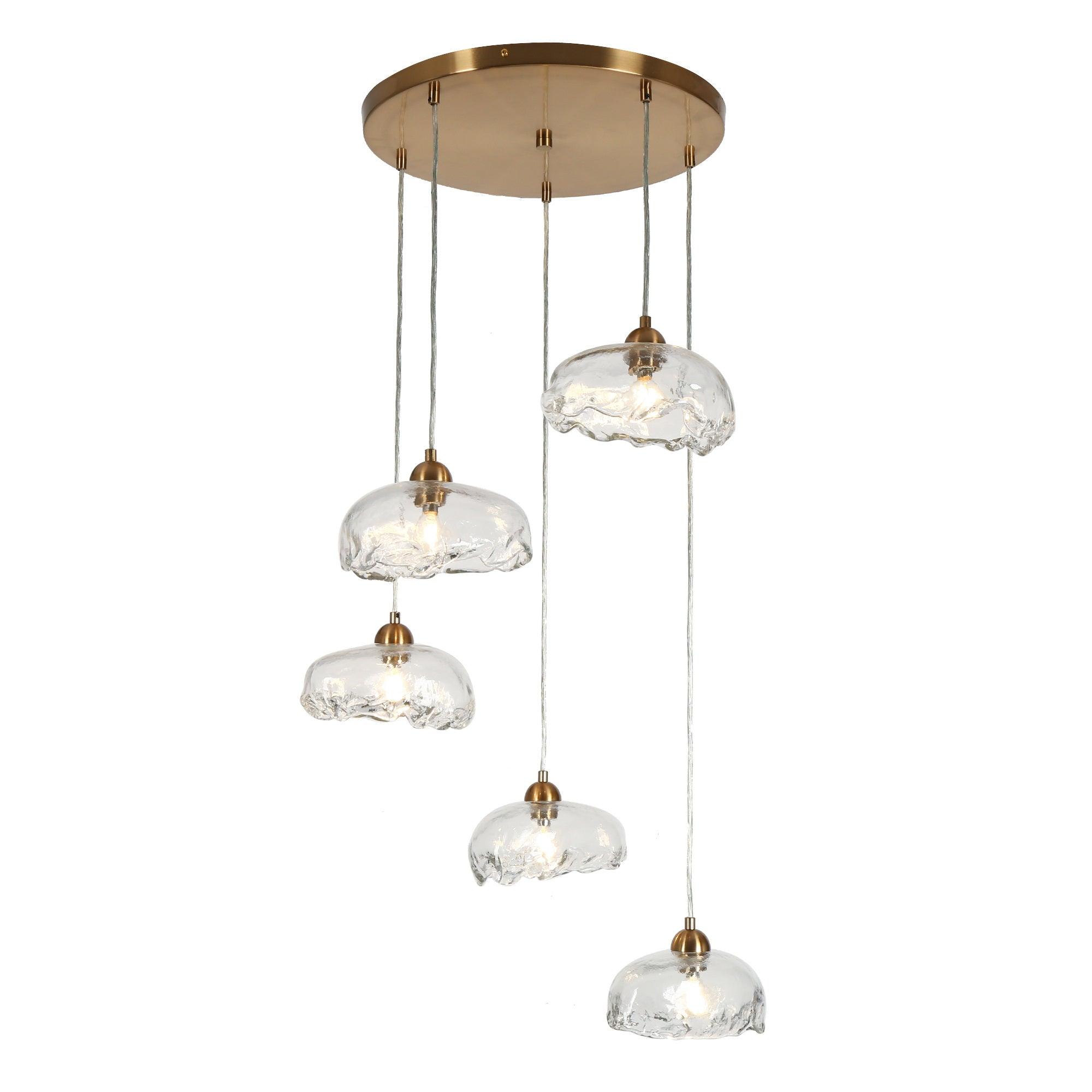5-Light Cluster Chandeliers