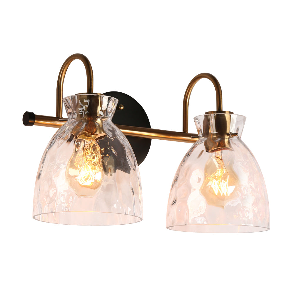 Friolero 2-Light Gold Vanity Light