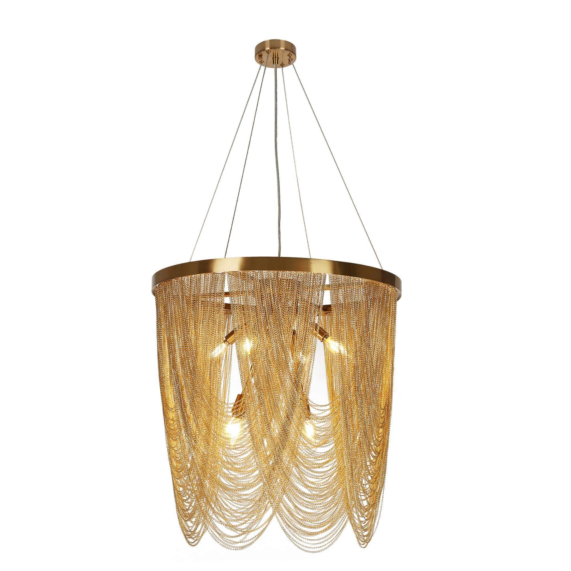 7-Light Chain Tassel Chandeliers