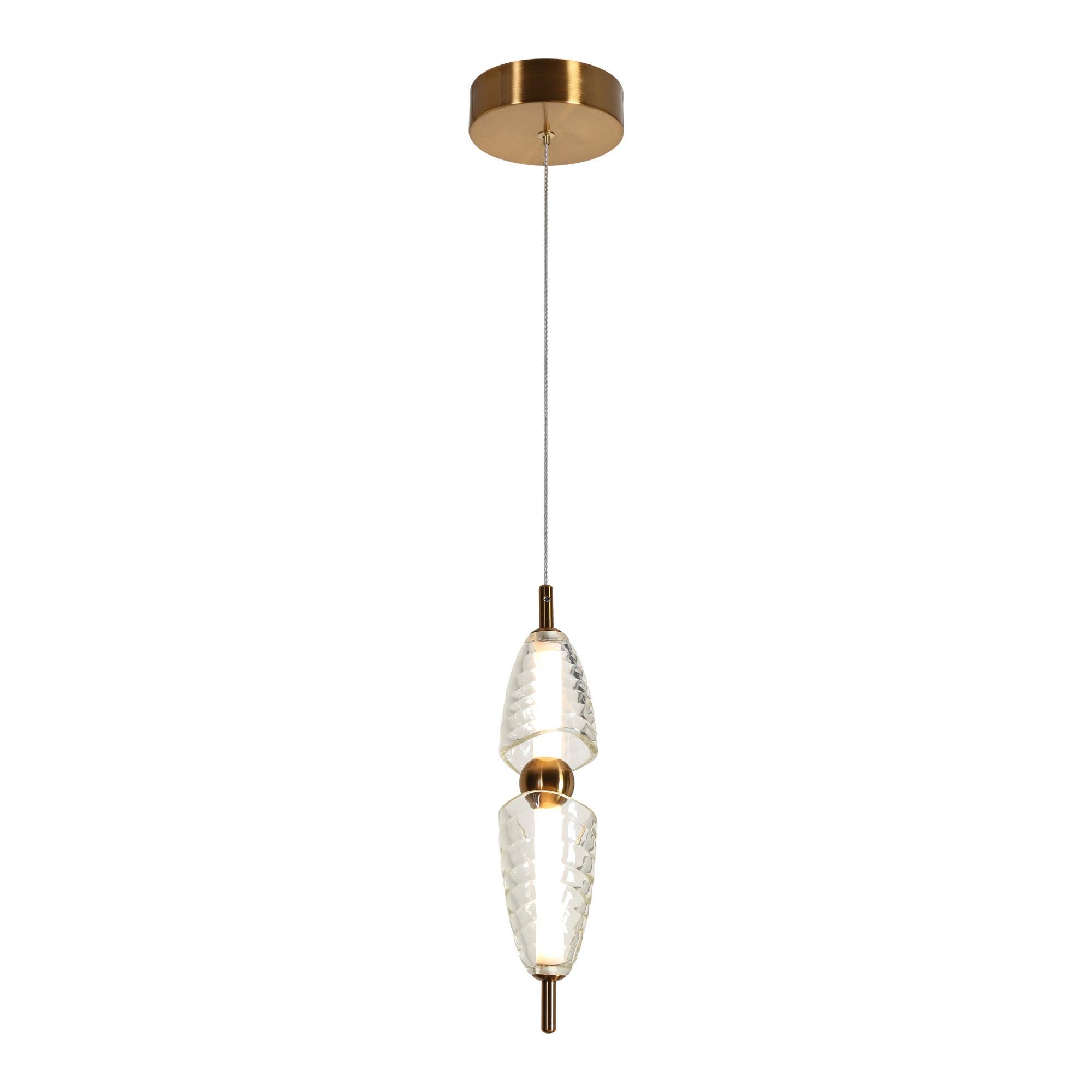 1-Light LED Resin Pendant Light