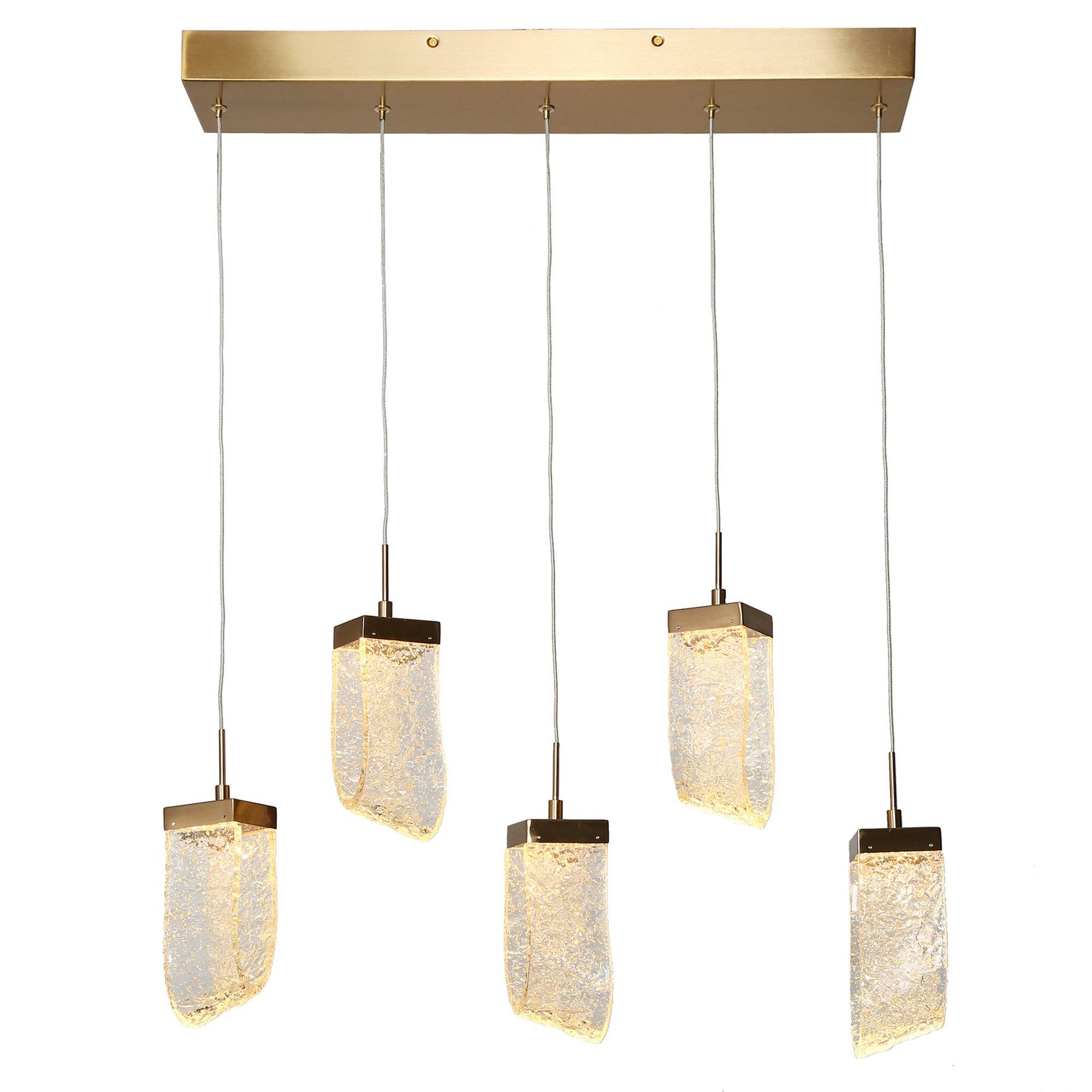 5-Light LED Chandeliers Island Lights