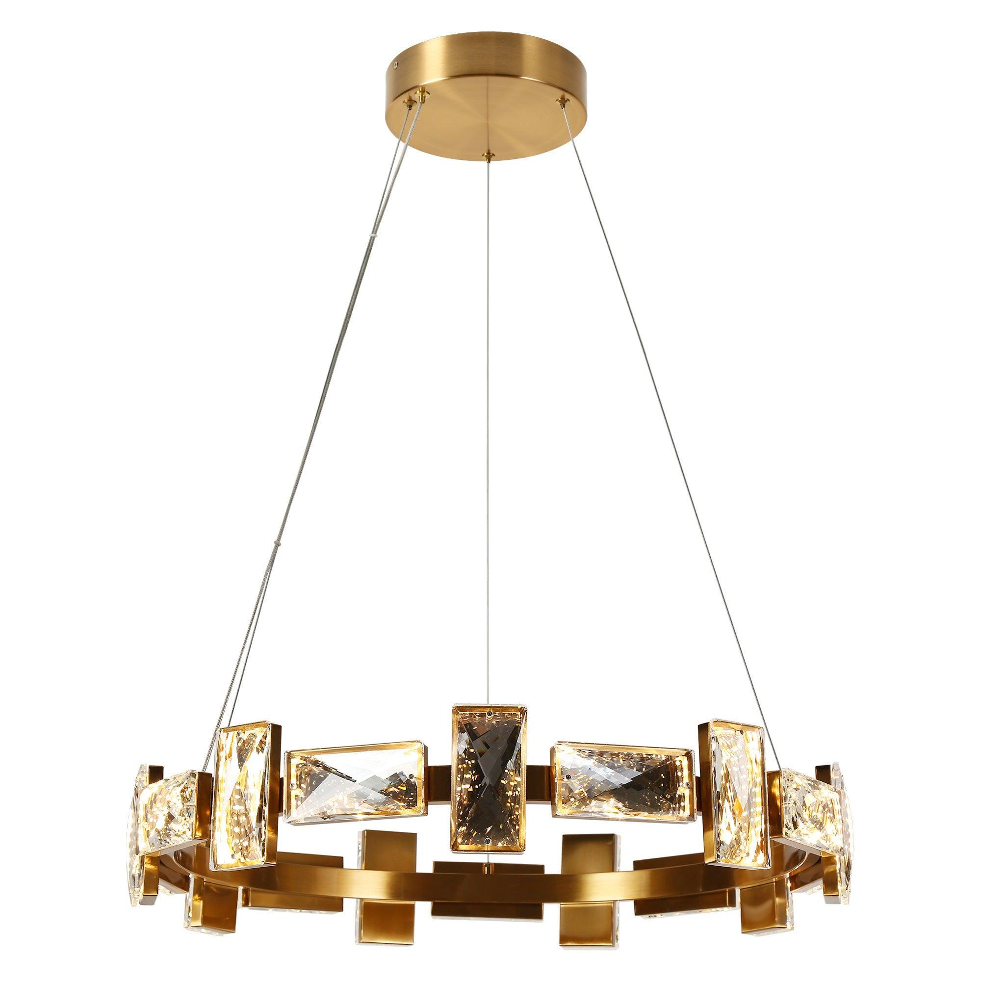 1-Light LED Crystal Chandeliers
