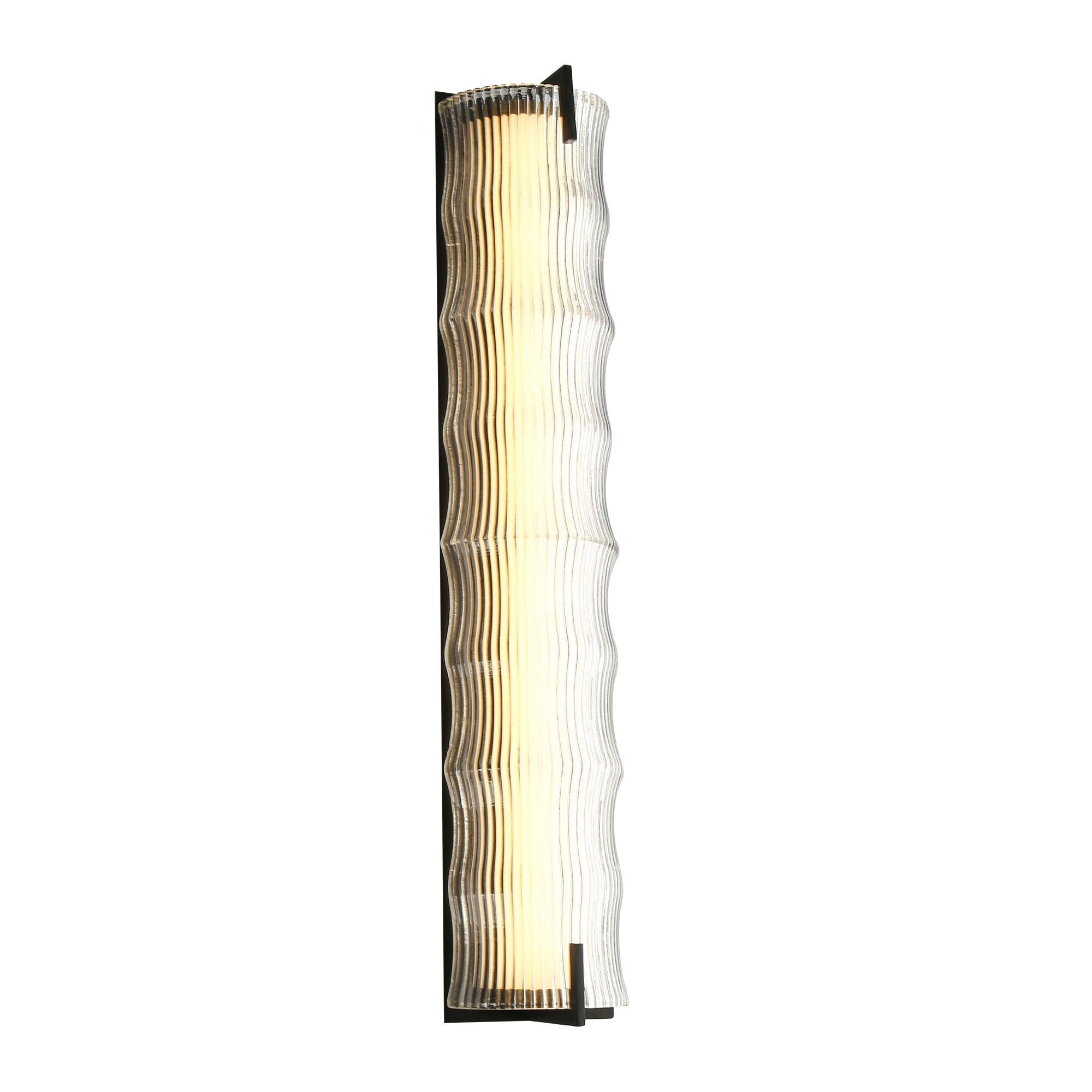 1-Light LED Gold Resin Wall Sconce