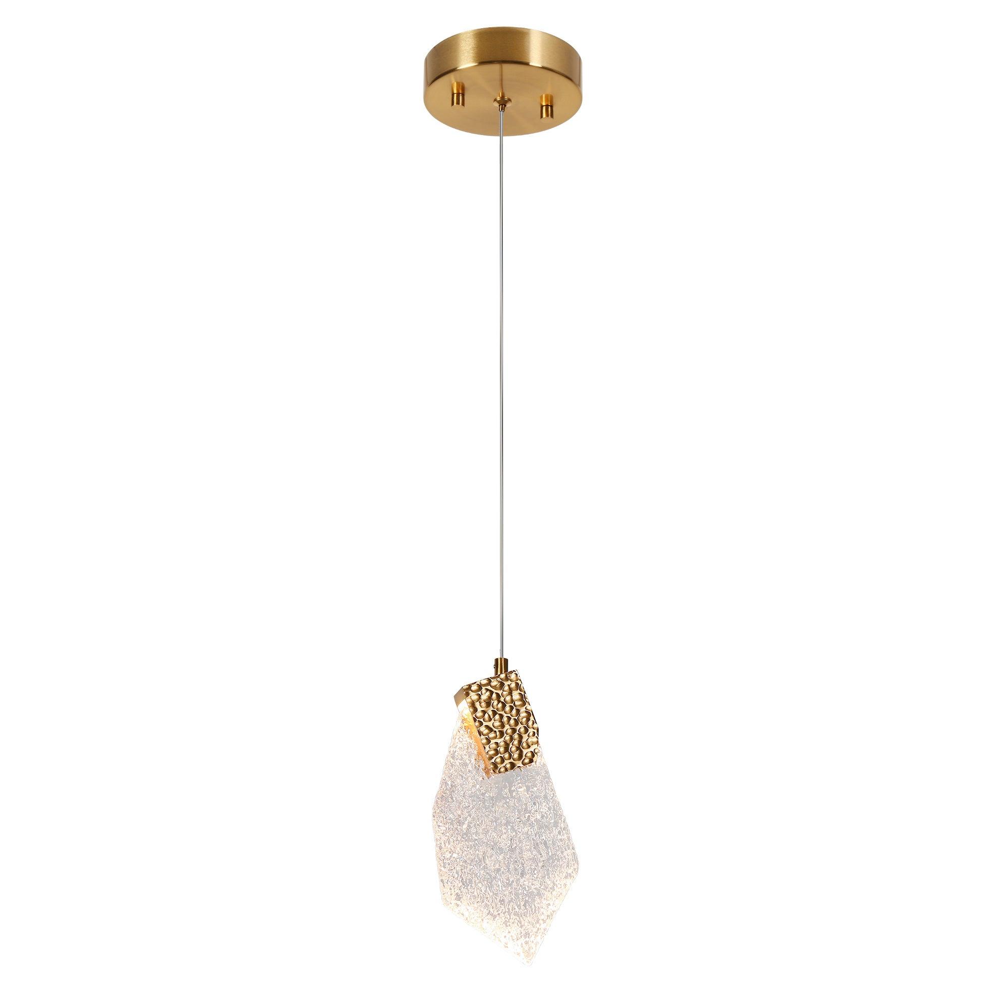 1-Light LED Resin Pendant Light
