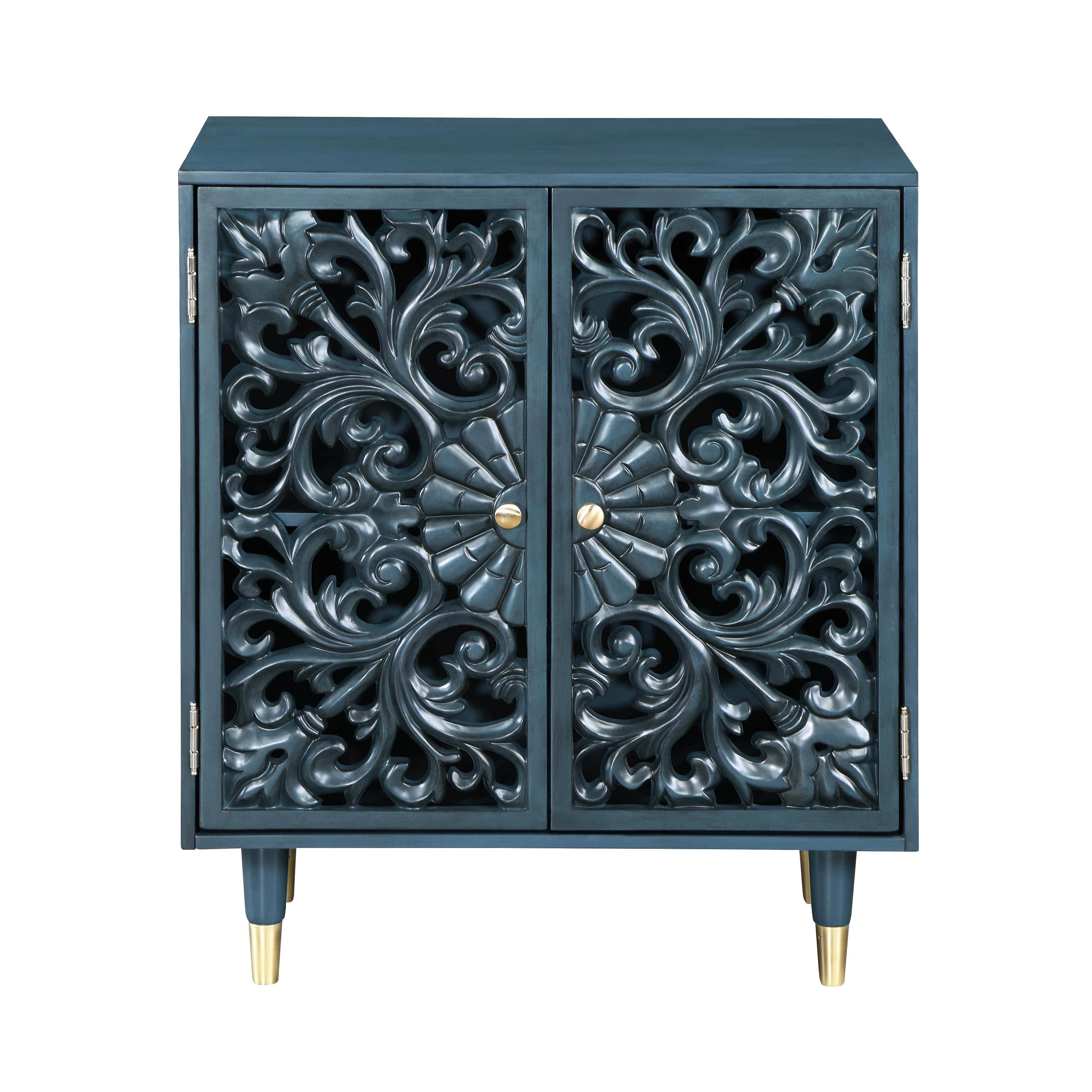 Accent Cabinet with Storage & Doors