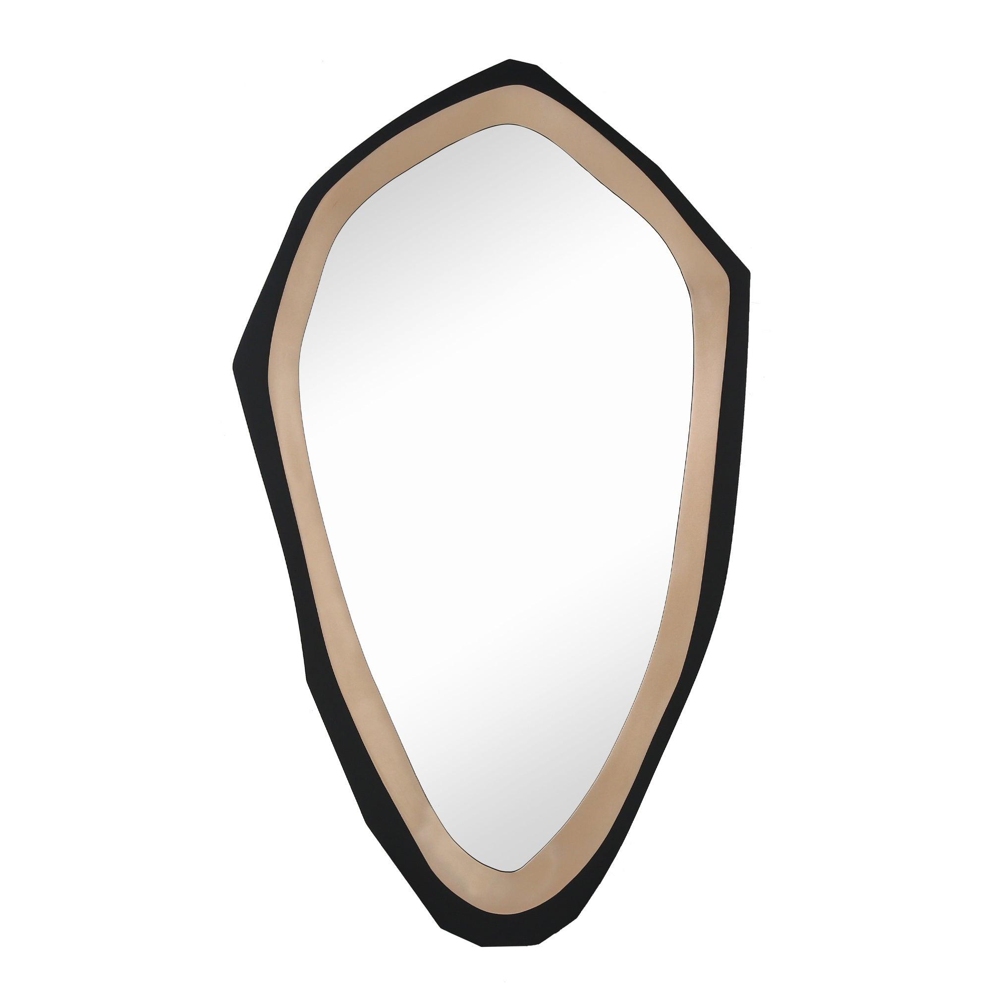 Modern Black Gold Vintage Wall Mirror